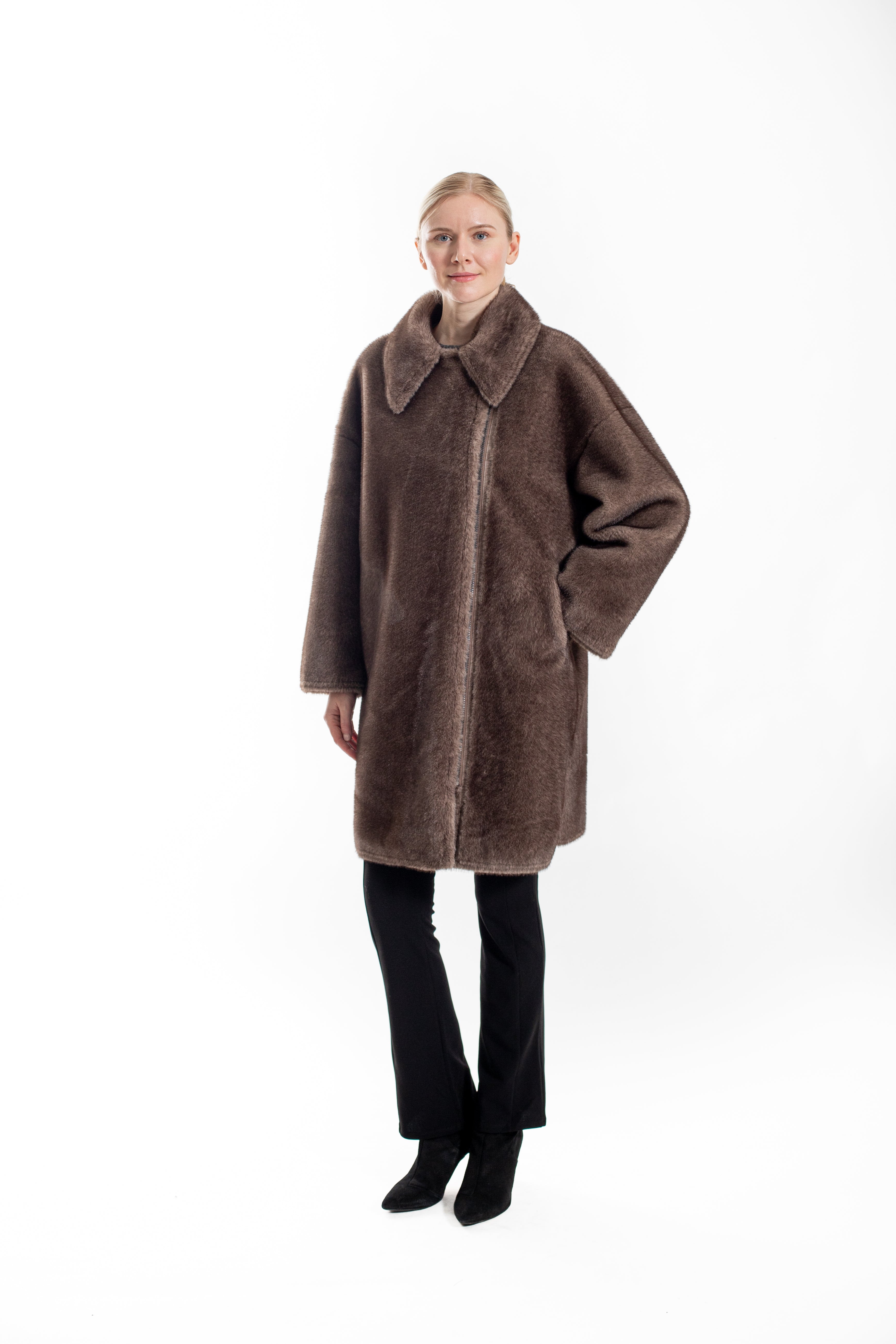 Sarlat- Faux mink coat