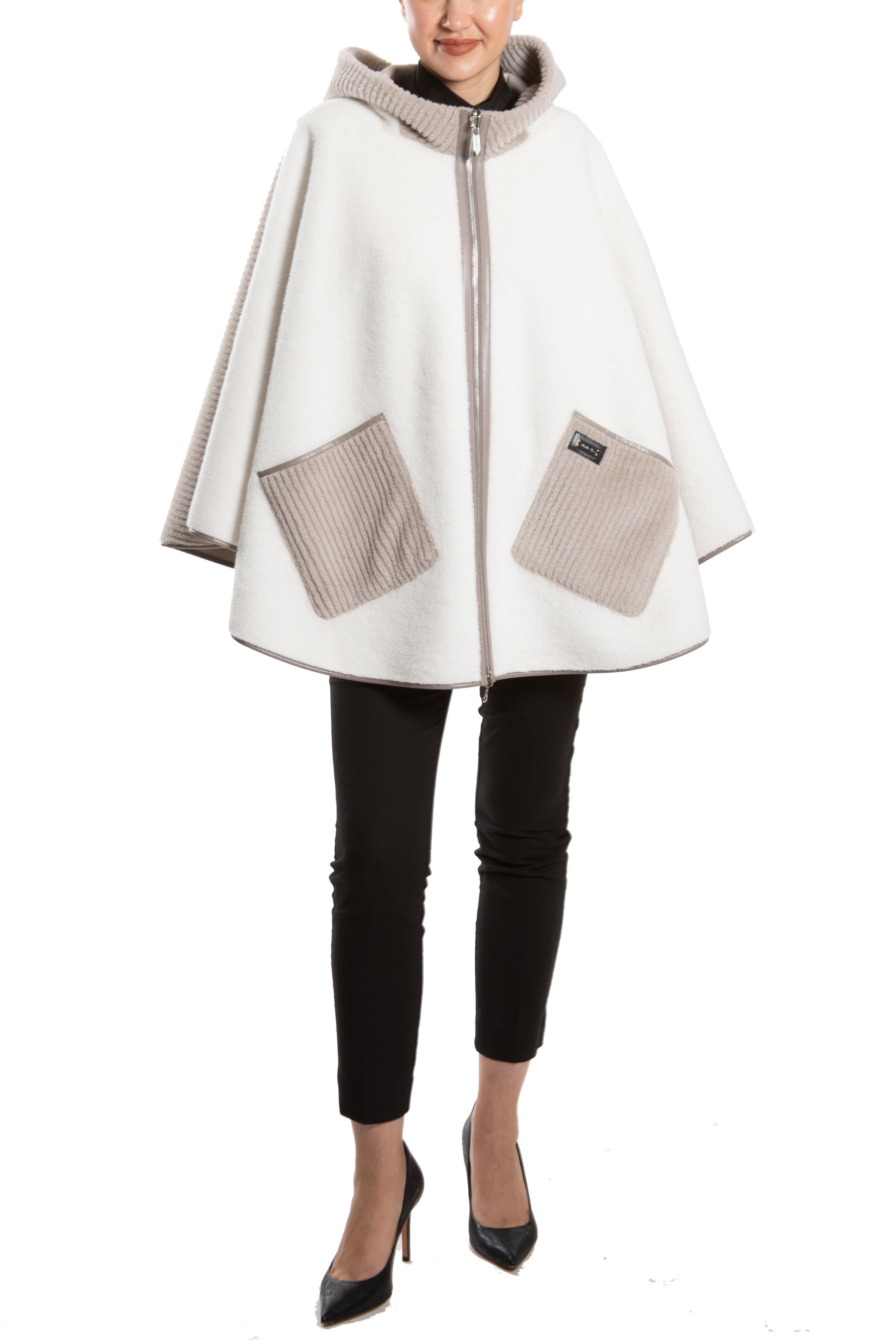 Piran - Reversible Faux Fur Cape