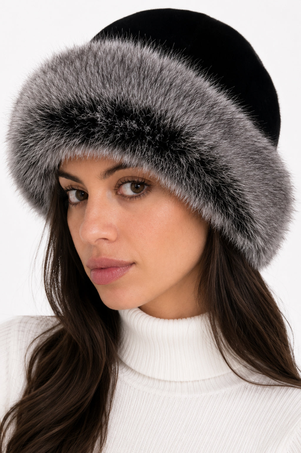 Millstone - Faux Fur Trim Suede Winter Hat
