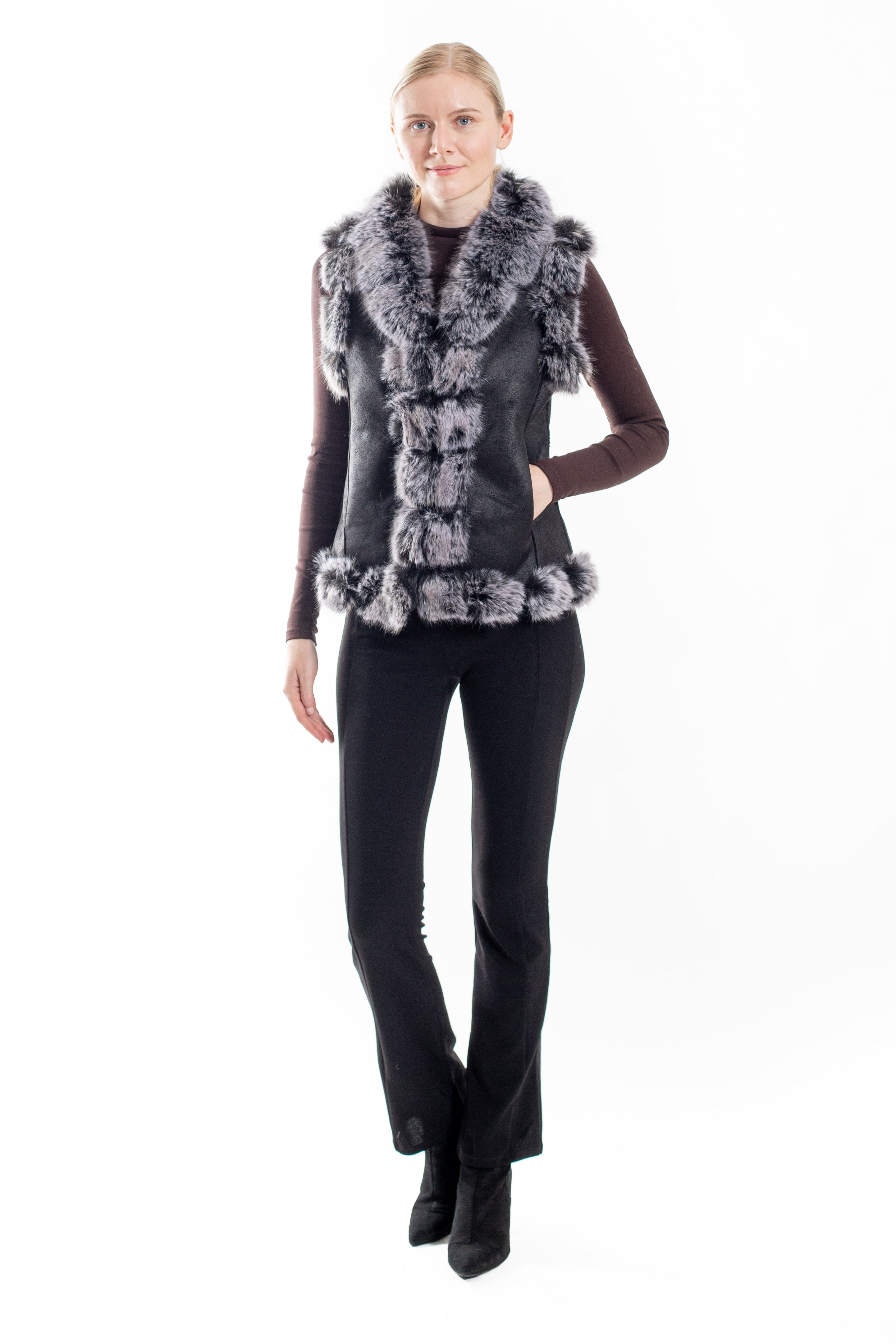 ALPES - Faux Shearling Vest