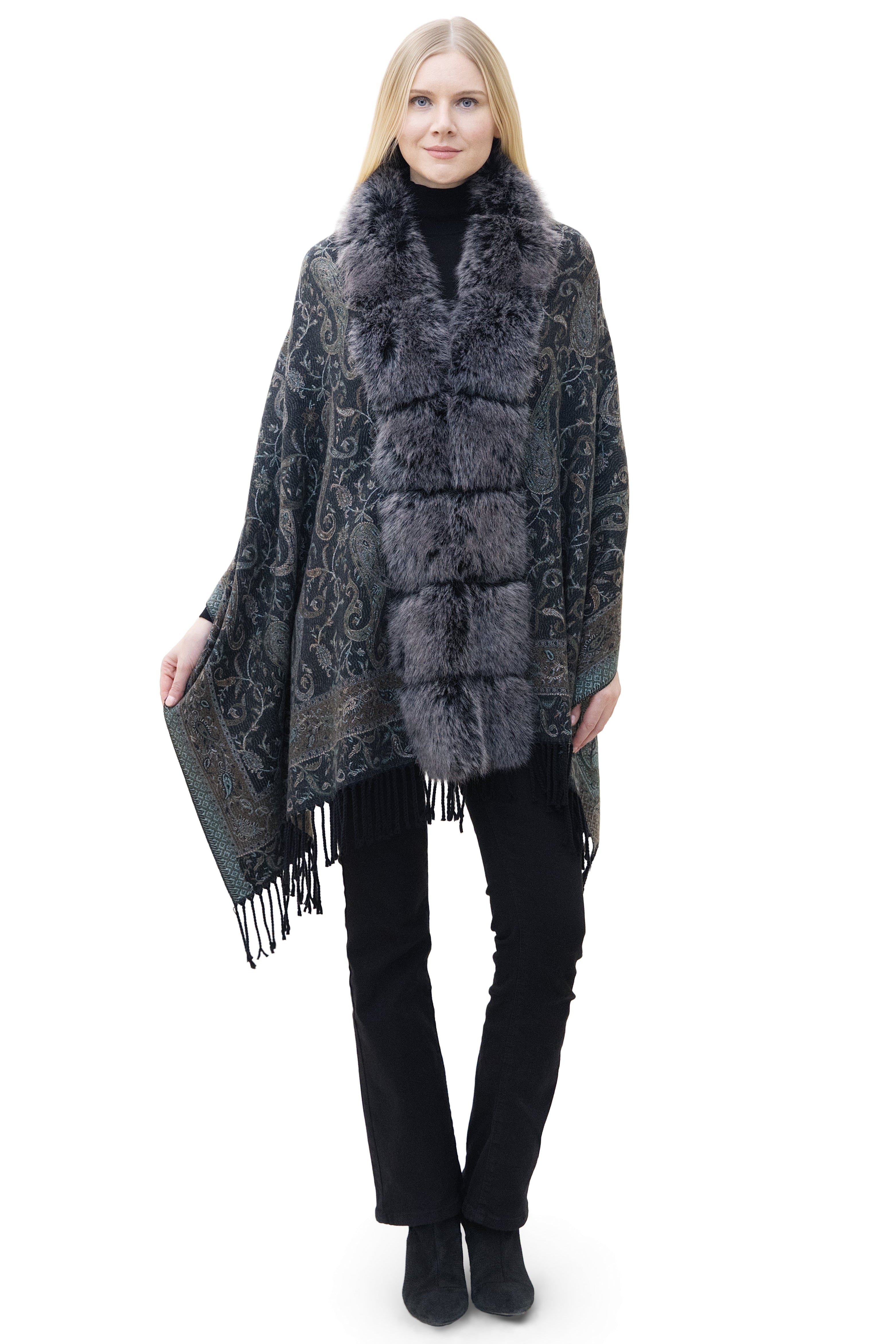 AVALON - Long Wool Blended Wrap