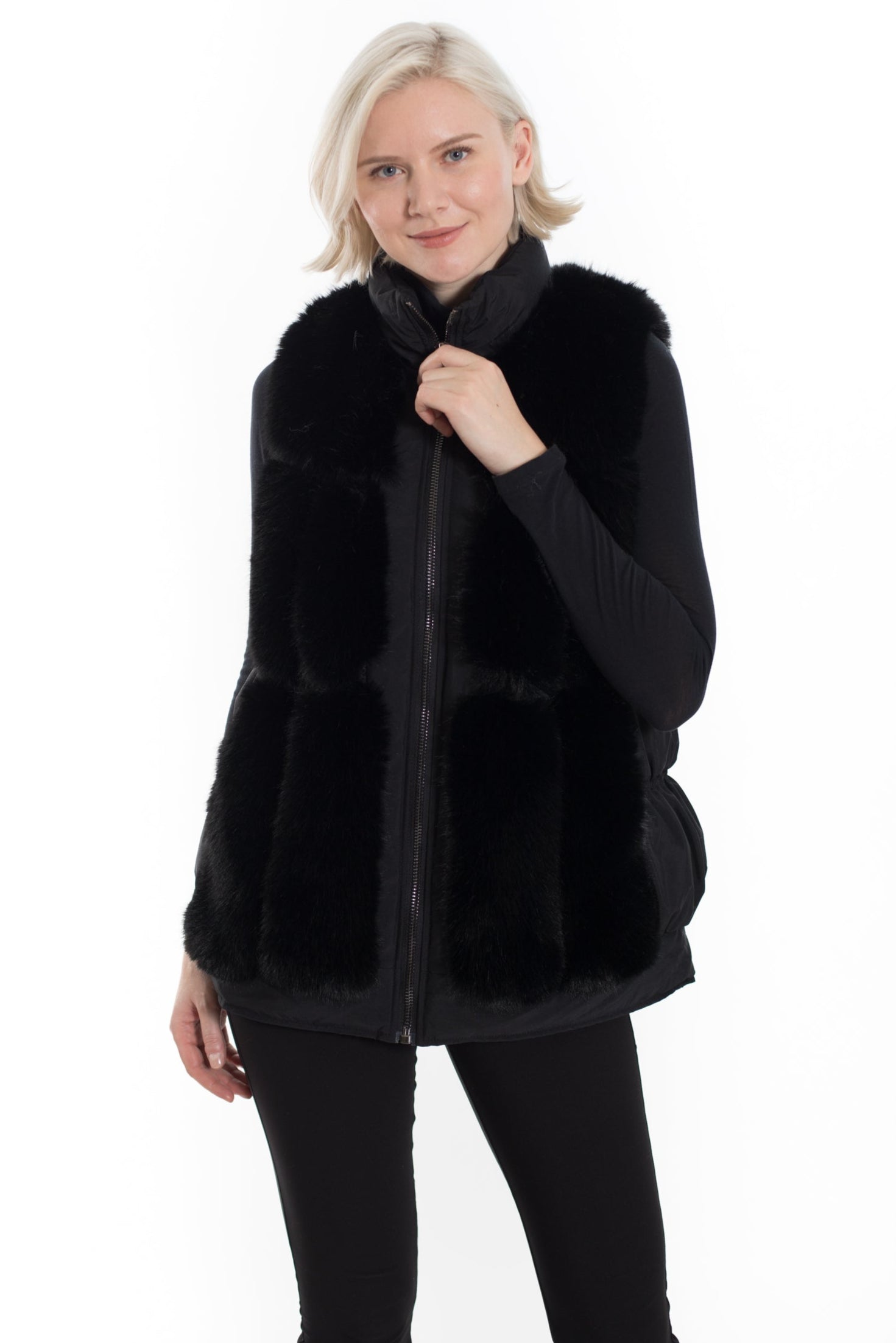 Plush Faux Fur Vest