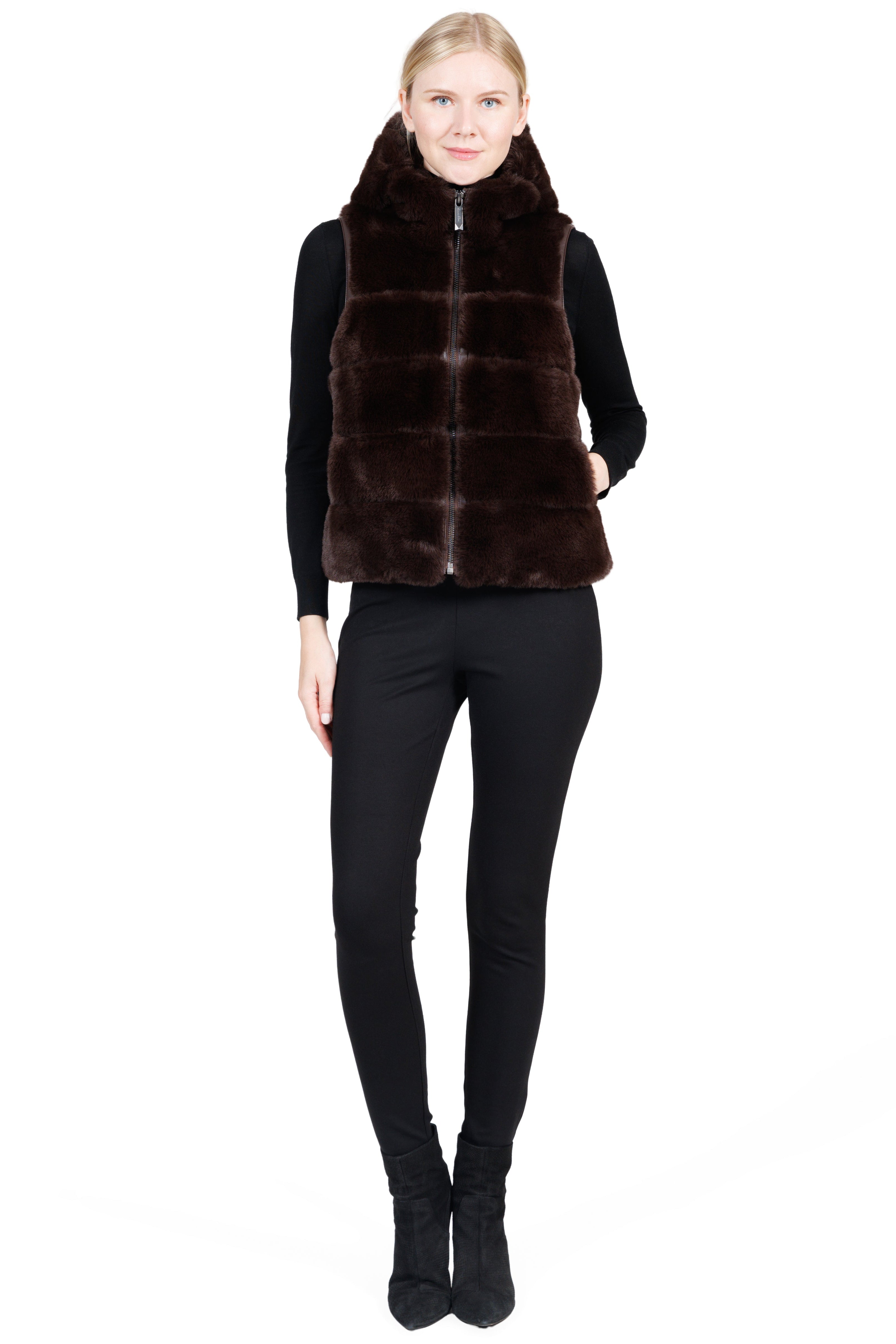 Barrow - Faux Fur Puffer Vest