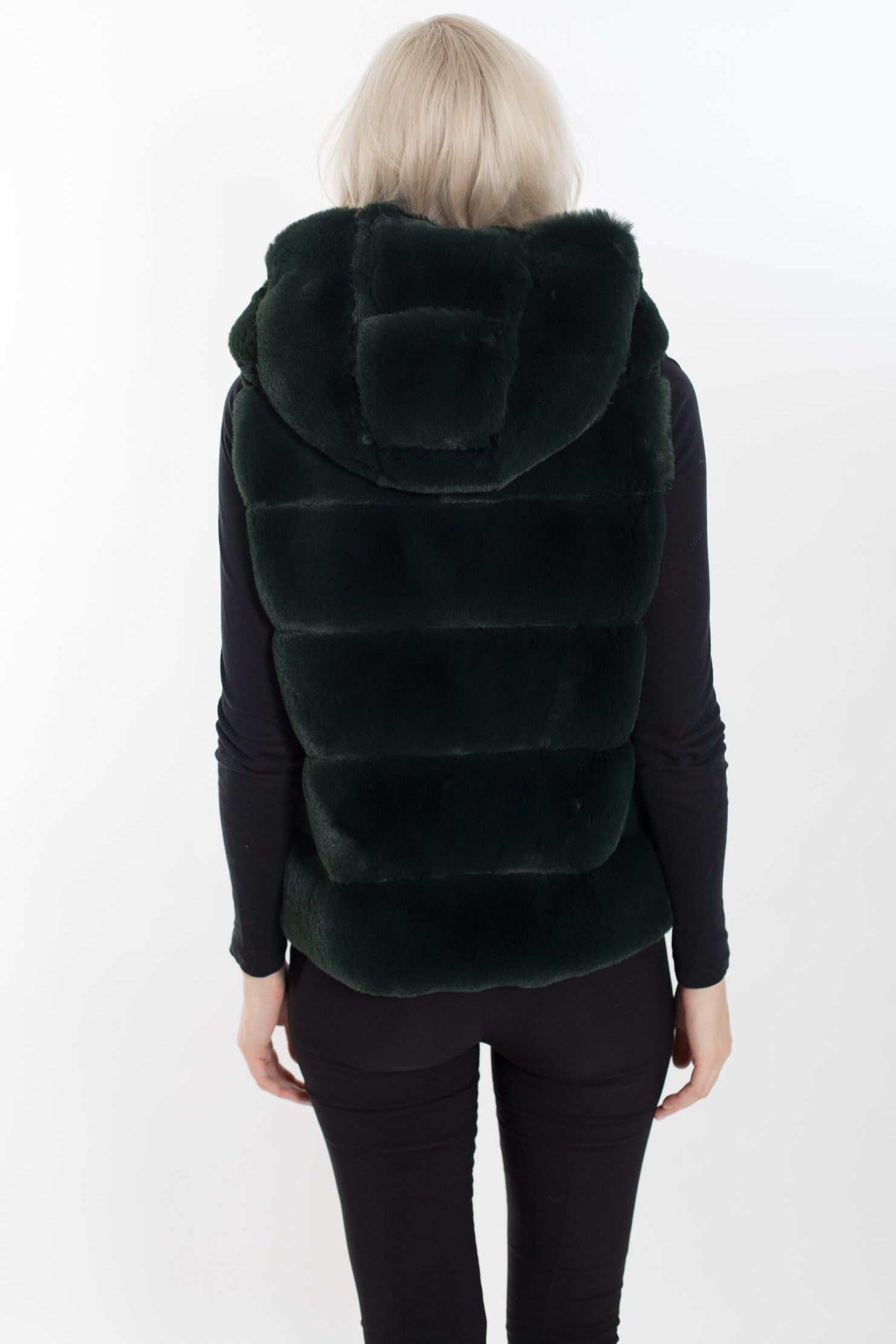 Reversible Plush Faux Fur Vest