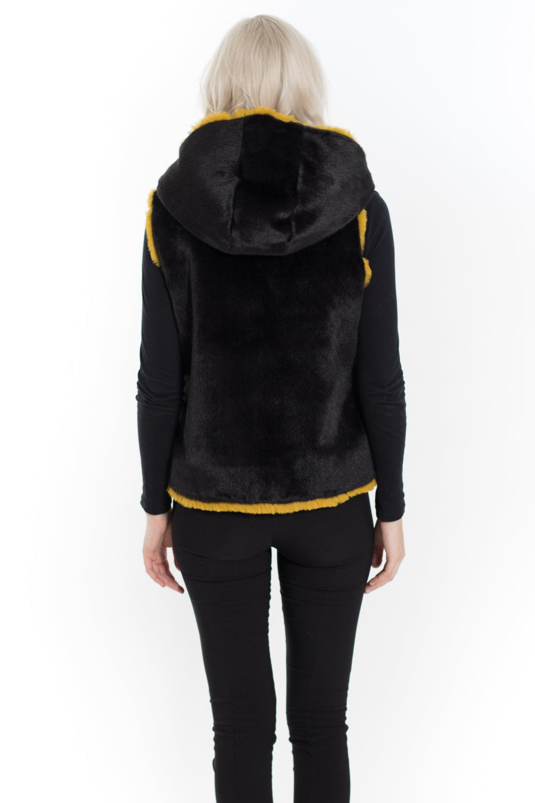 Reversible Plush Faux Fur Vest