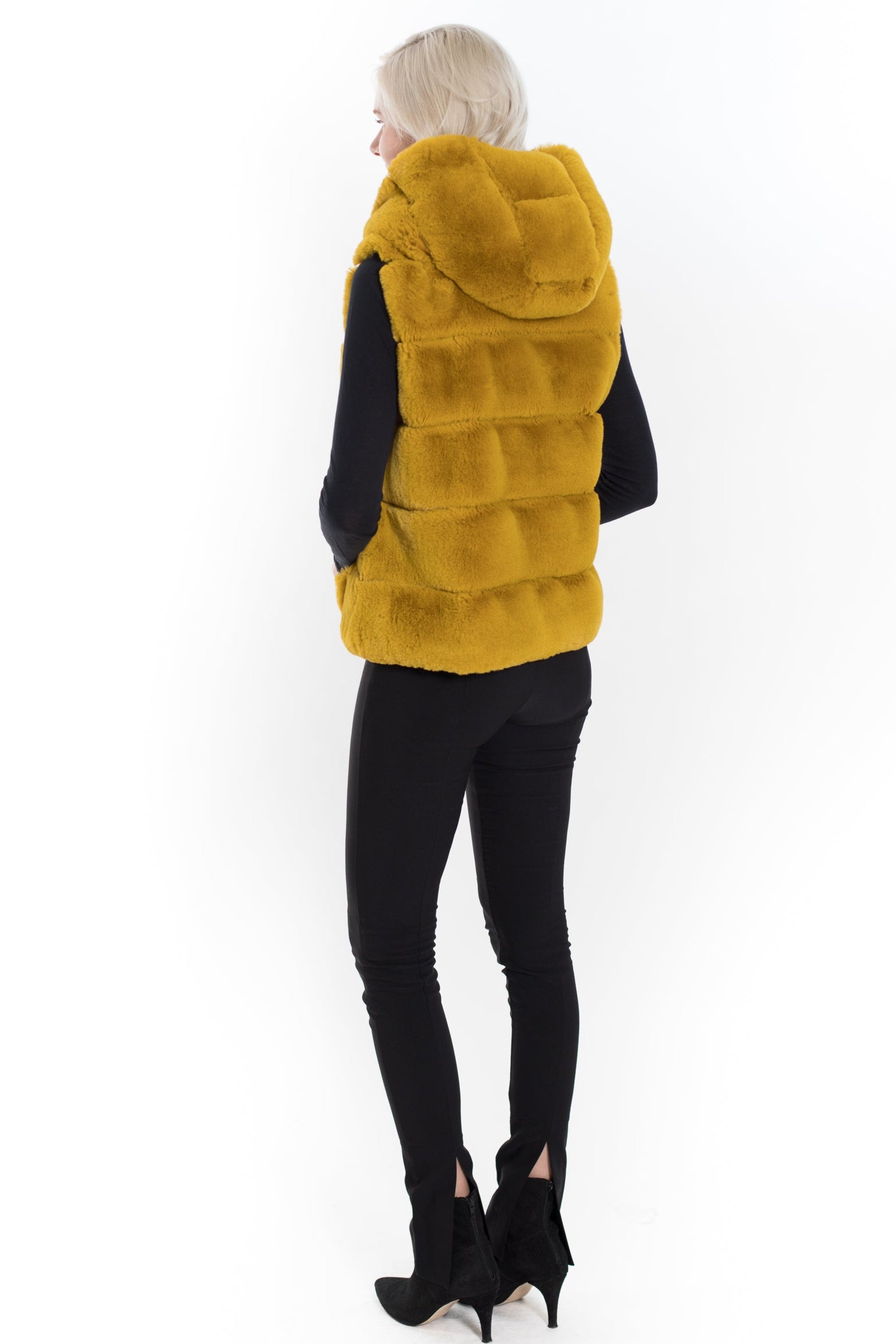 Reversible Plush Faux Fur Vest