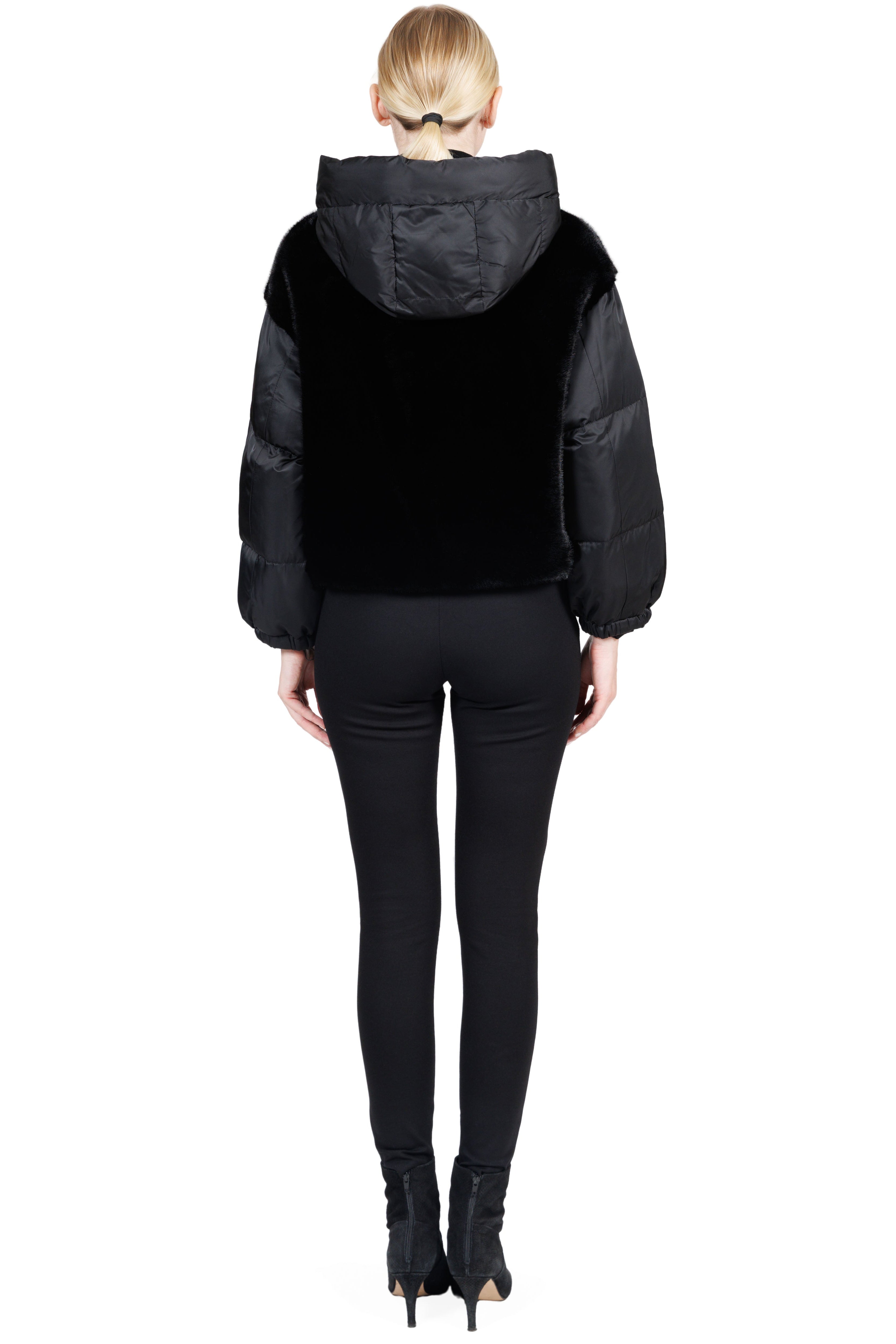 Frostvale - Faux Fur and Nylon Hooded Jacket