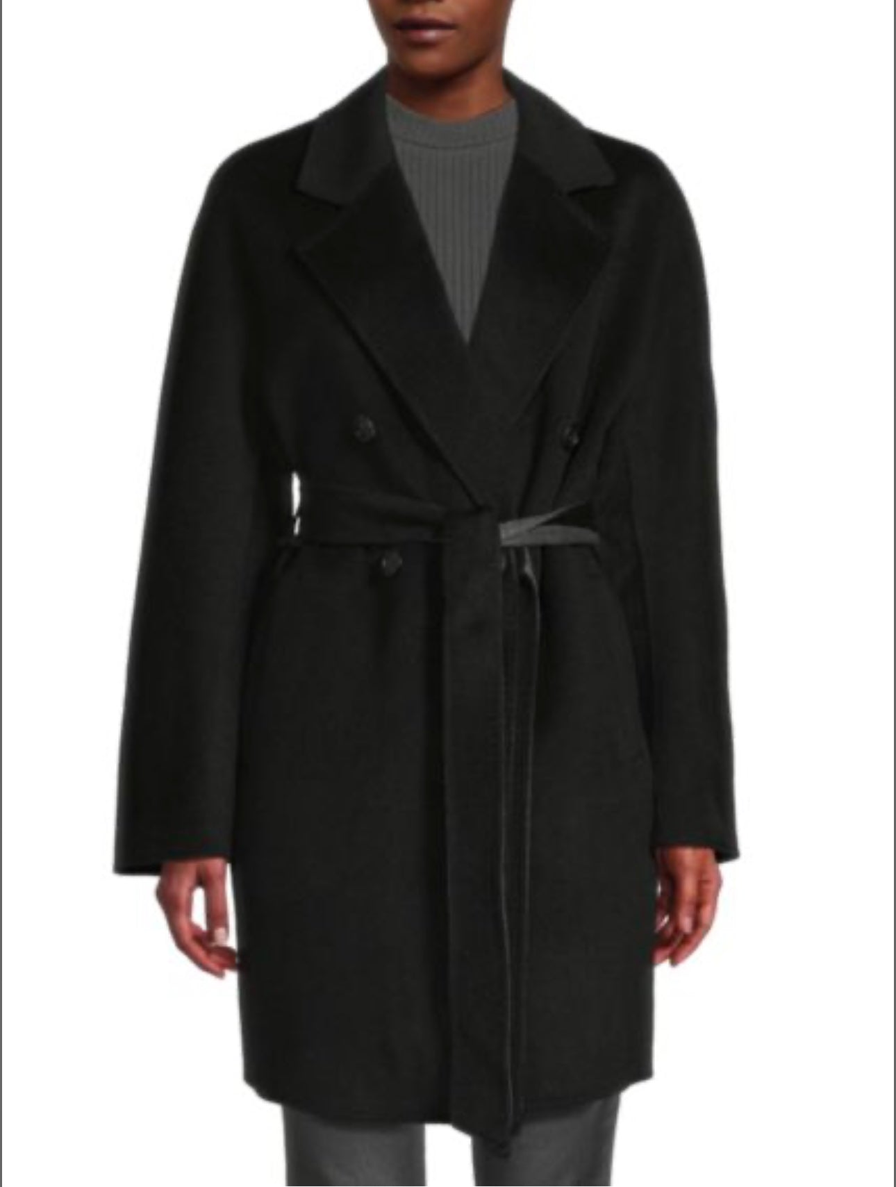 COLMAR - 100% Cashmere Belted Coat