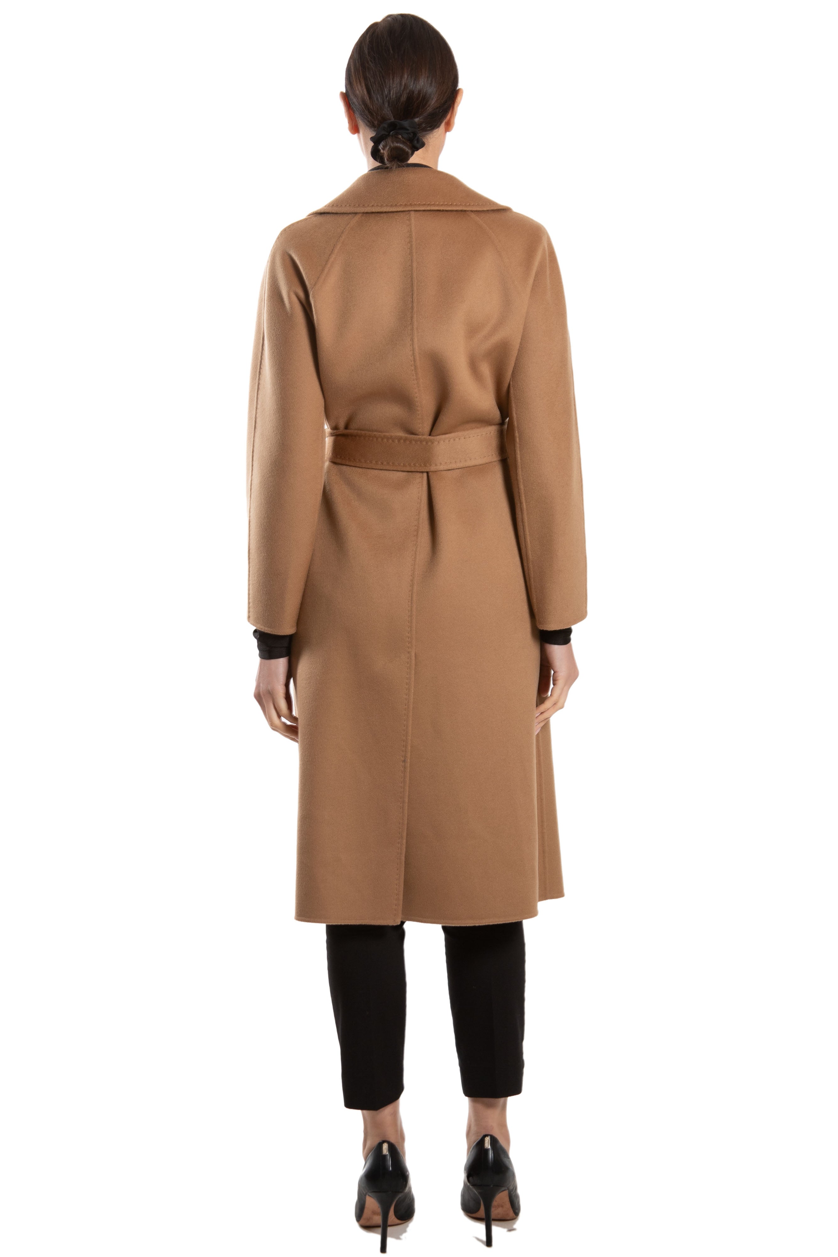 AMBOISE- Cashmere Belted Long Coat