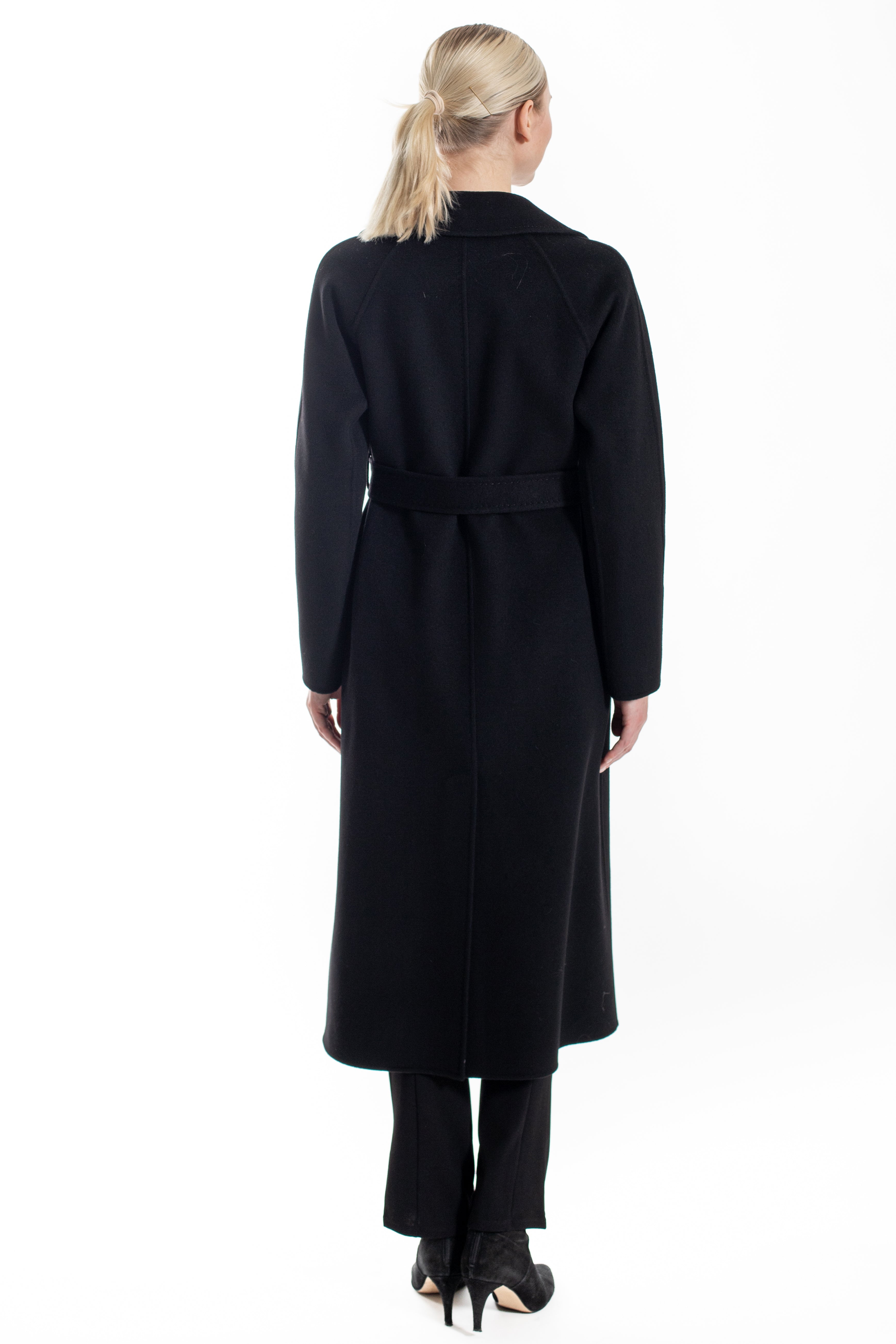 Bruges -Pure Cashmere Belted Long Coat