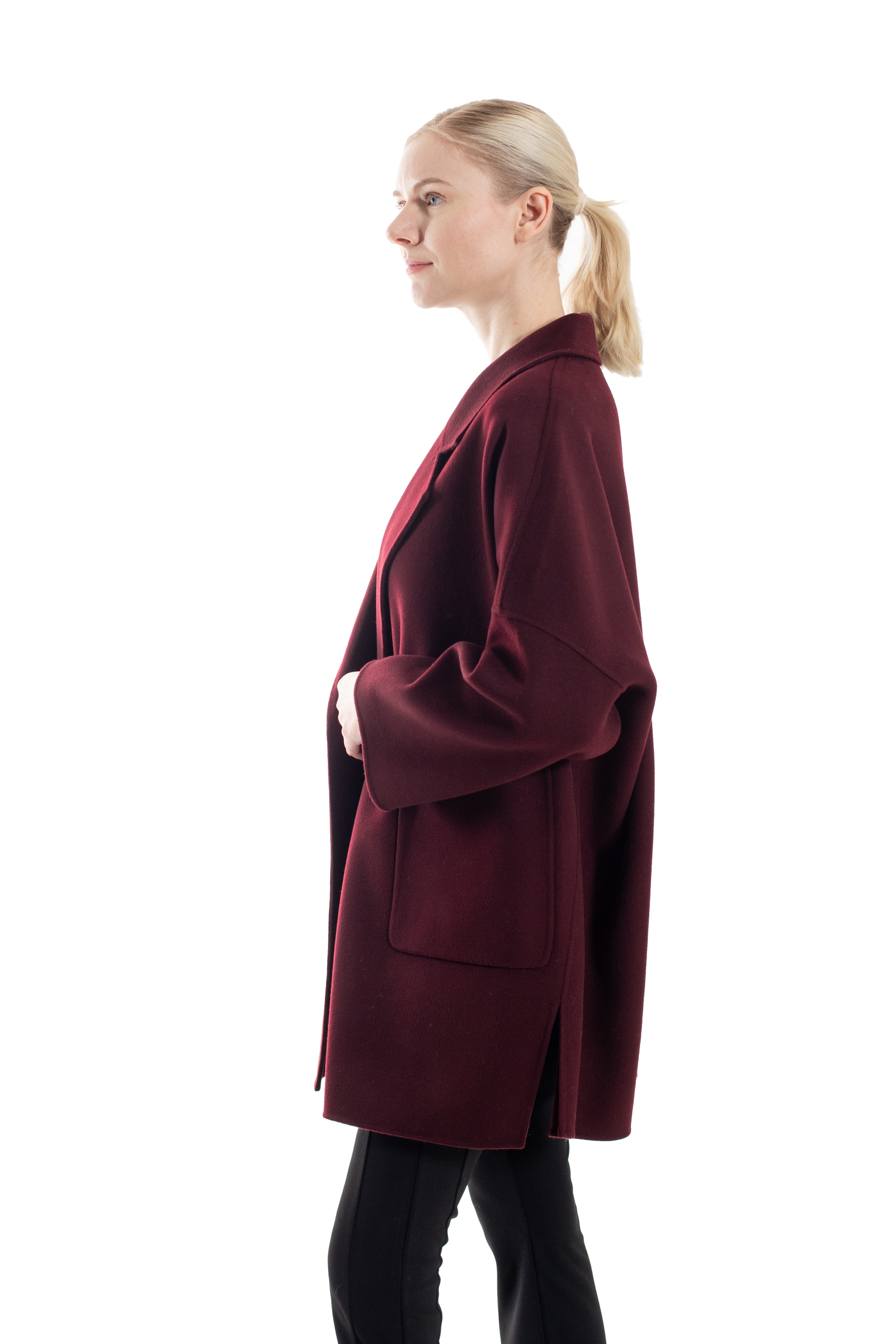 Harbin - 100% Cashmere Double-Faced Open-Front Jacket