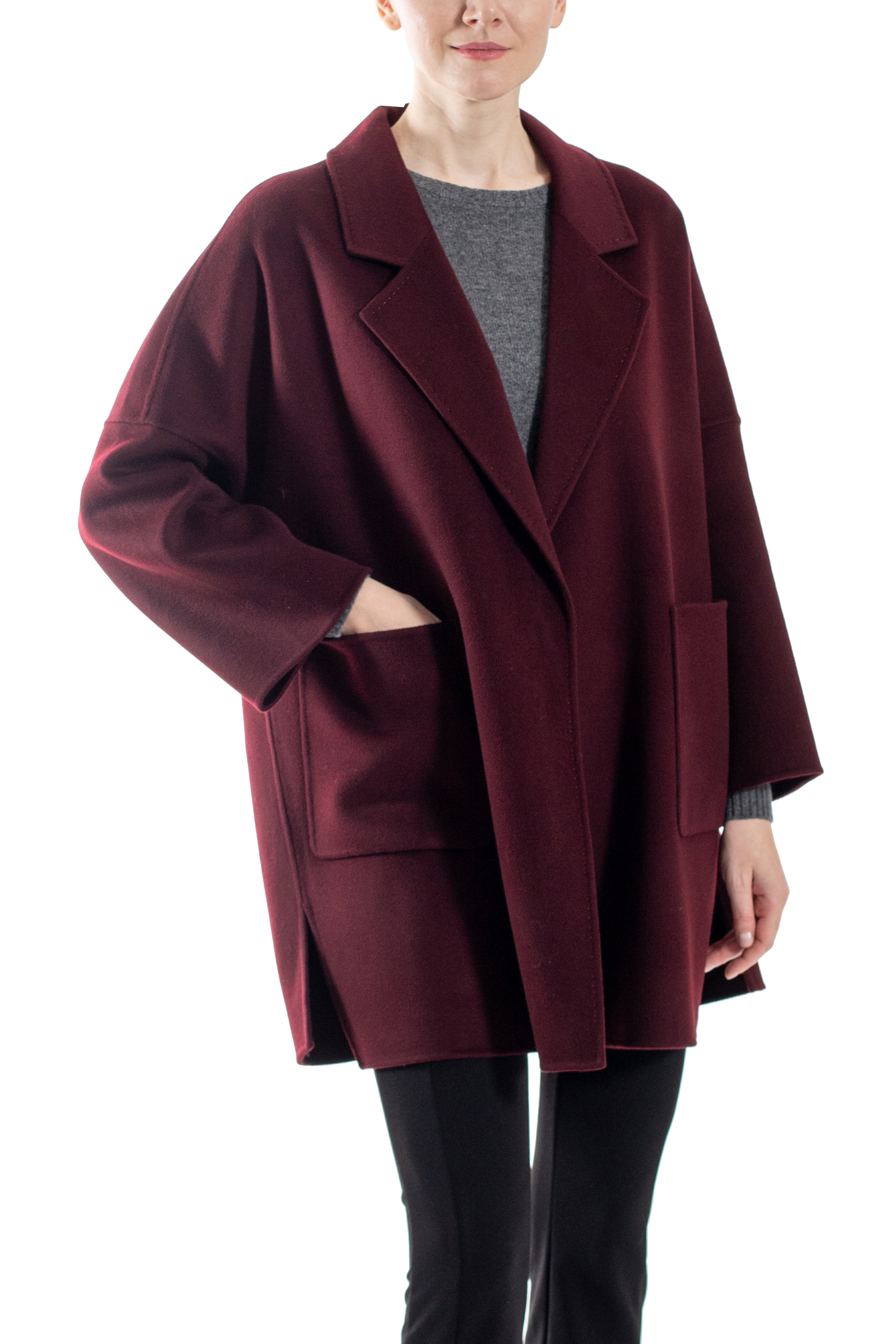 Harbin - 100% Cashmere Double-Faced Open-Front Jacket