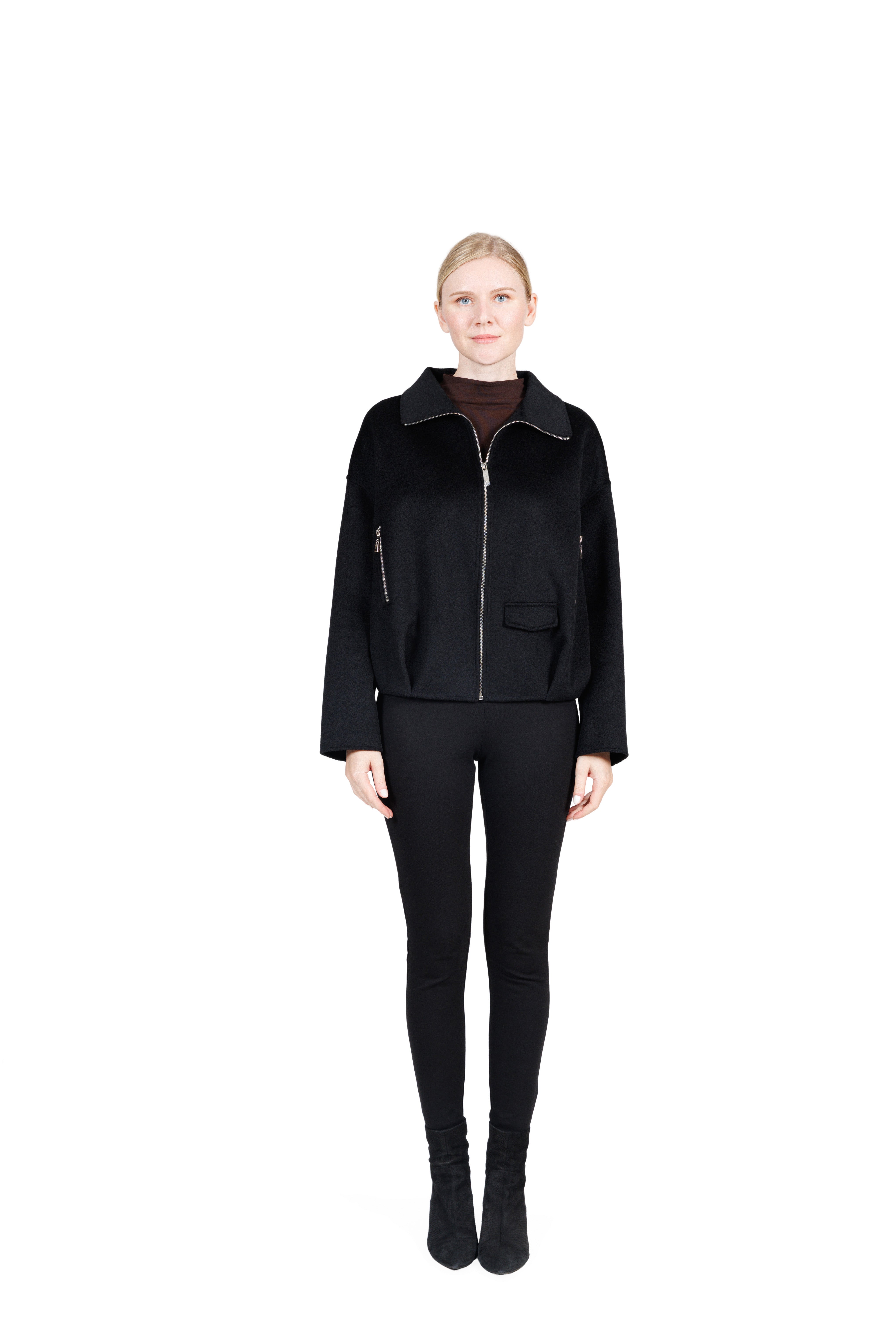 Vienna - Double-Faced 100% Cashmere Short Jacket