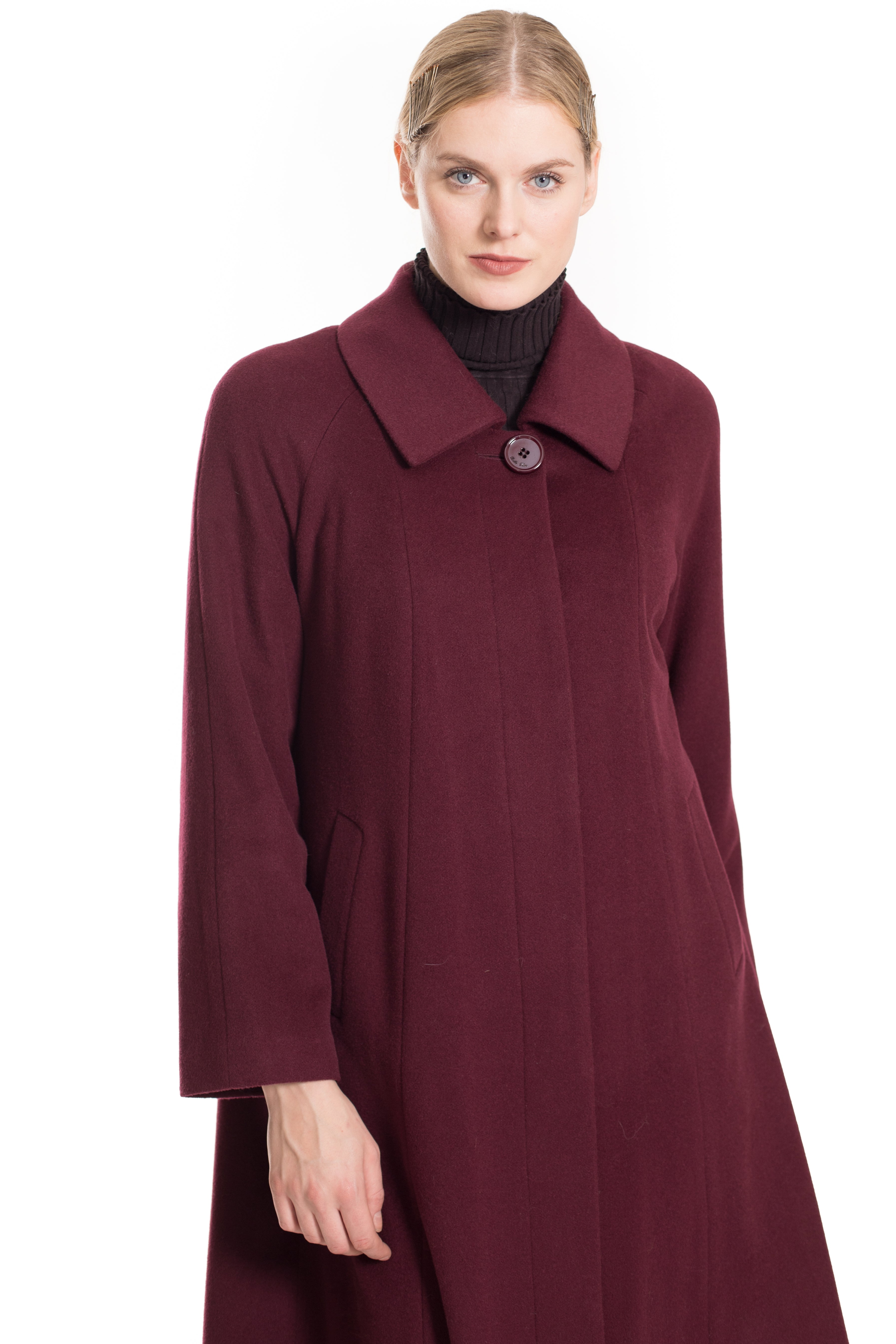 Gubbio - Cashmere Concealed Button Stroller Coat