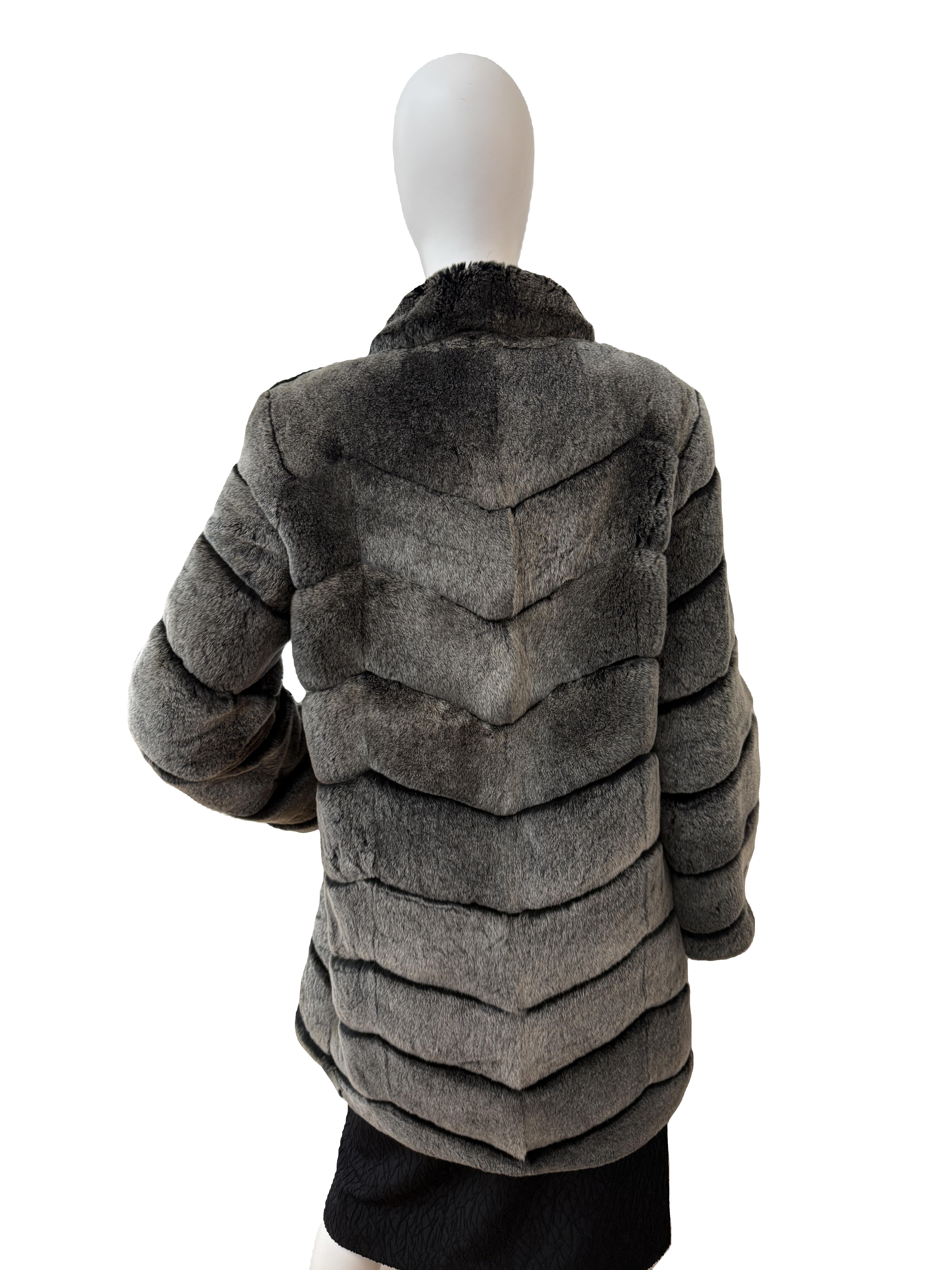 CANNES - Chevron Pattern Coat