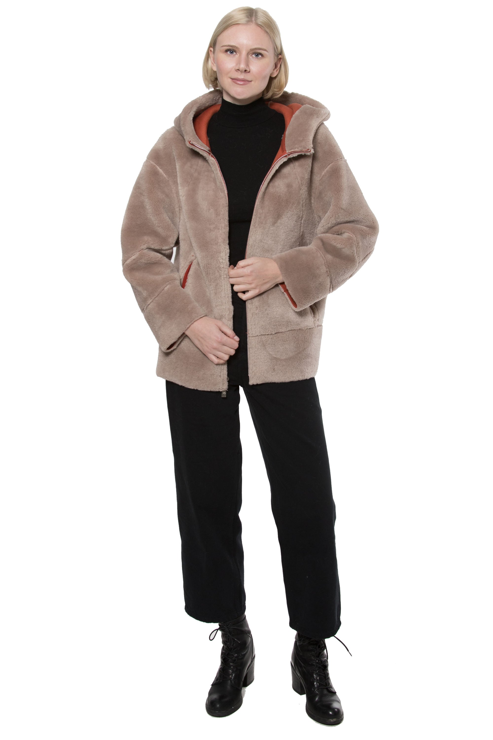 GAIA - Double-Side Shearling Coat