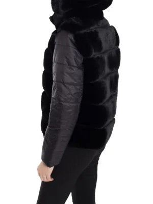 MERCER - Puff Jacket with Fur Panels