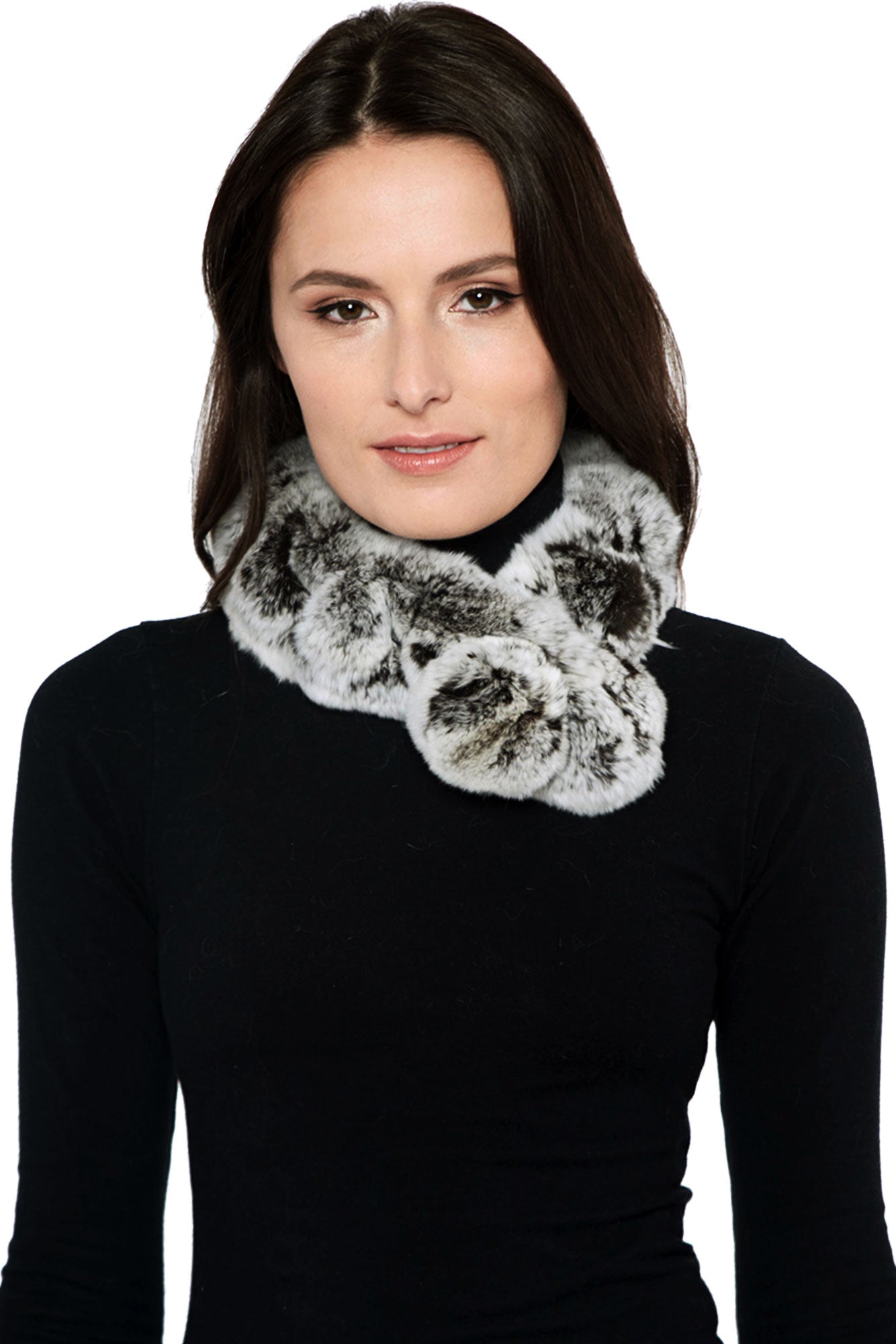 NOTTINGHAM - Neck Warmer with Pom-Pom