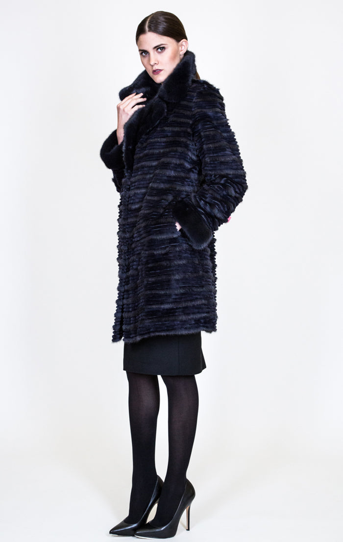 Reversible Layered Mink Coat