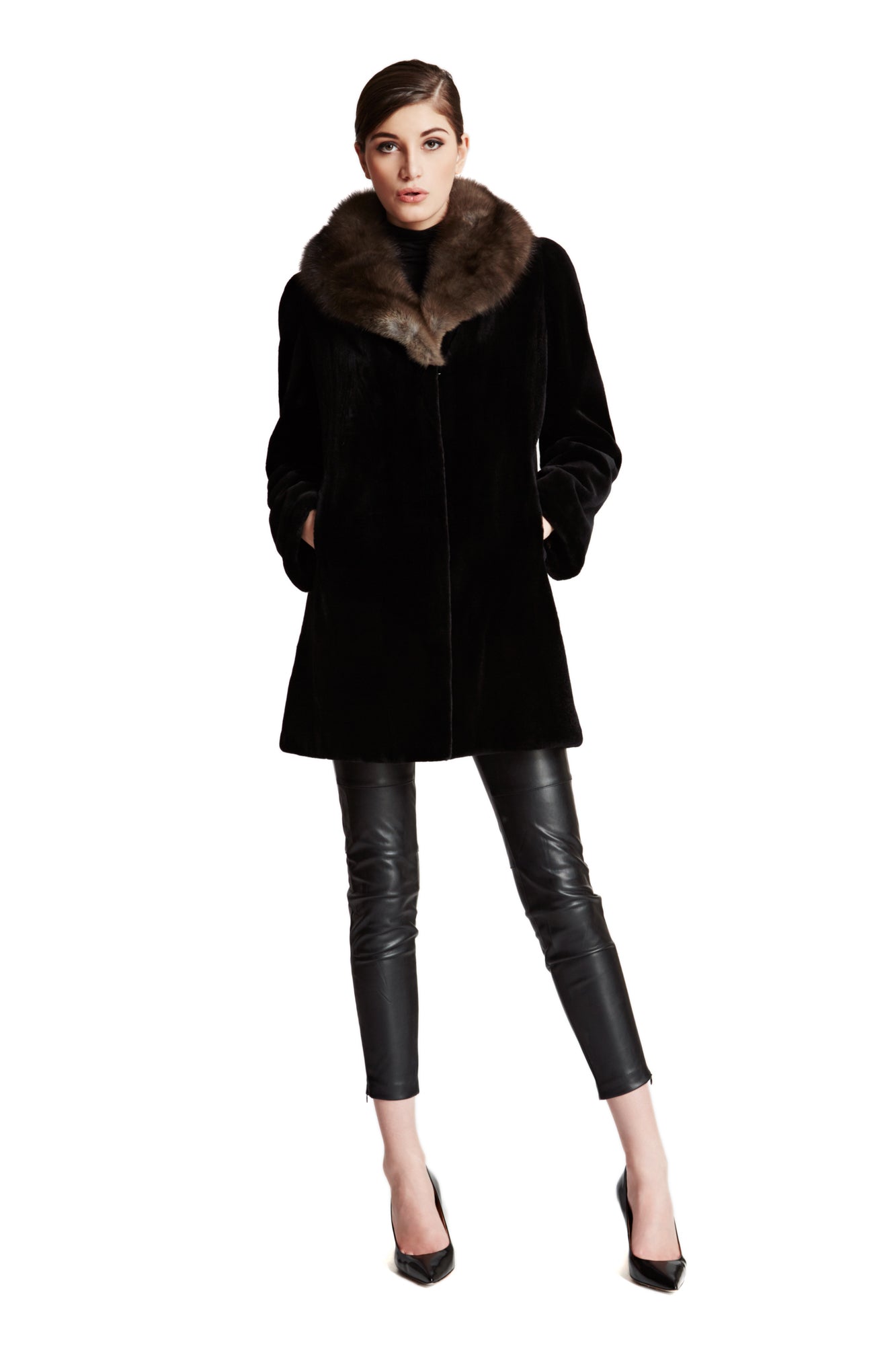 Full Skin Sheared Mink Coat