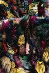 Home Collection - Multicolor Fox Fur Throw
