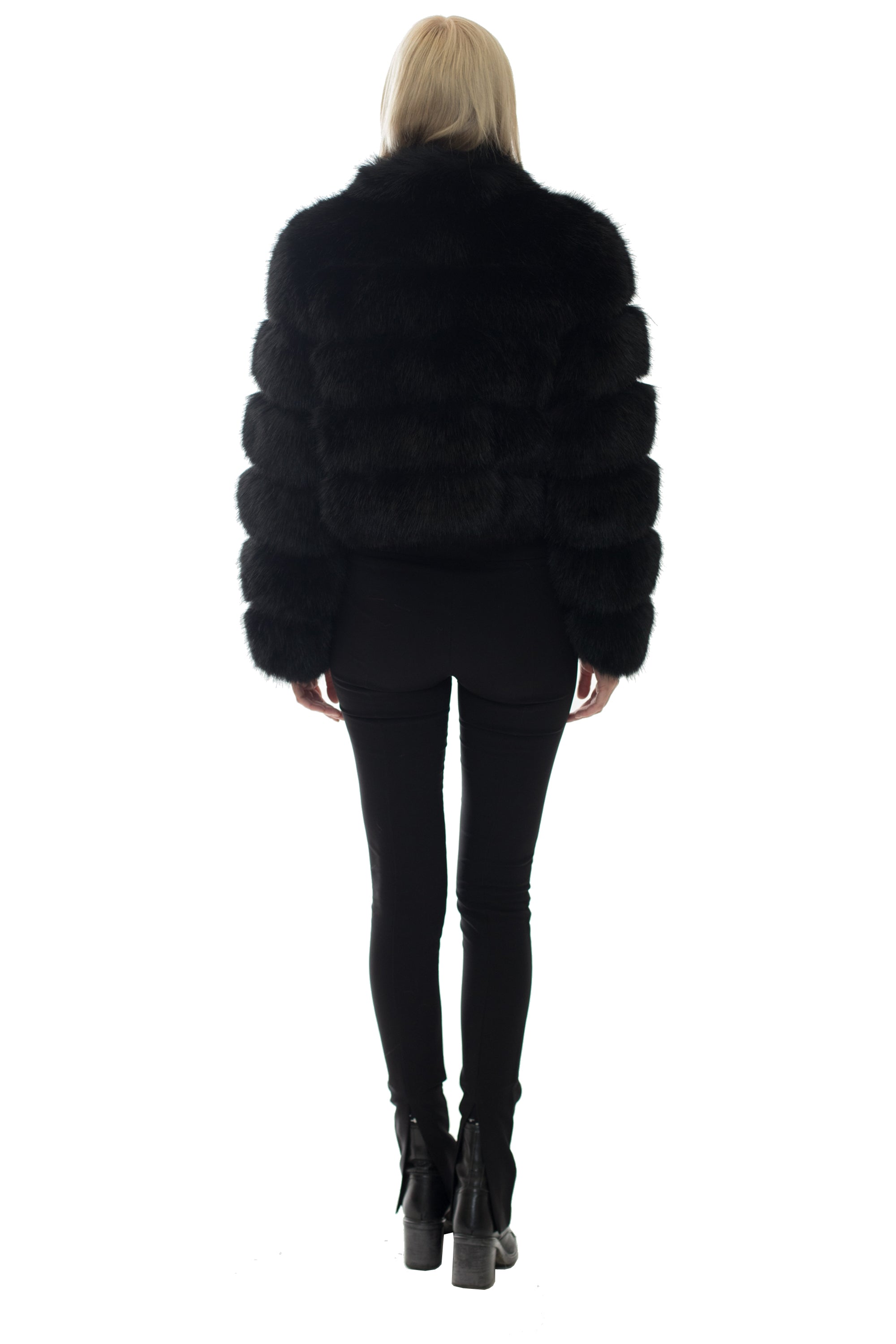 DEMAREST - Cropped Fur Coat