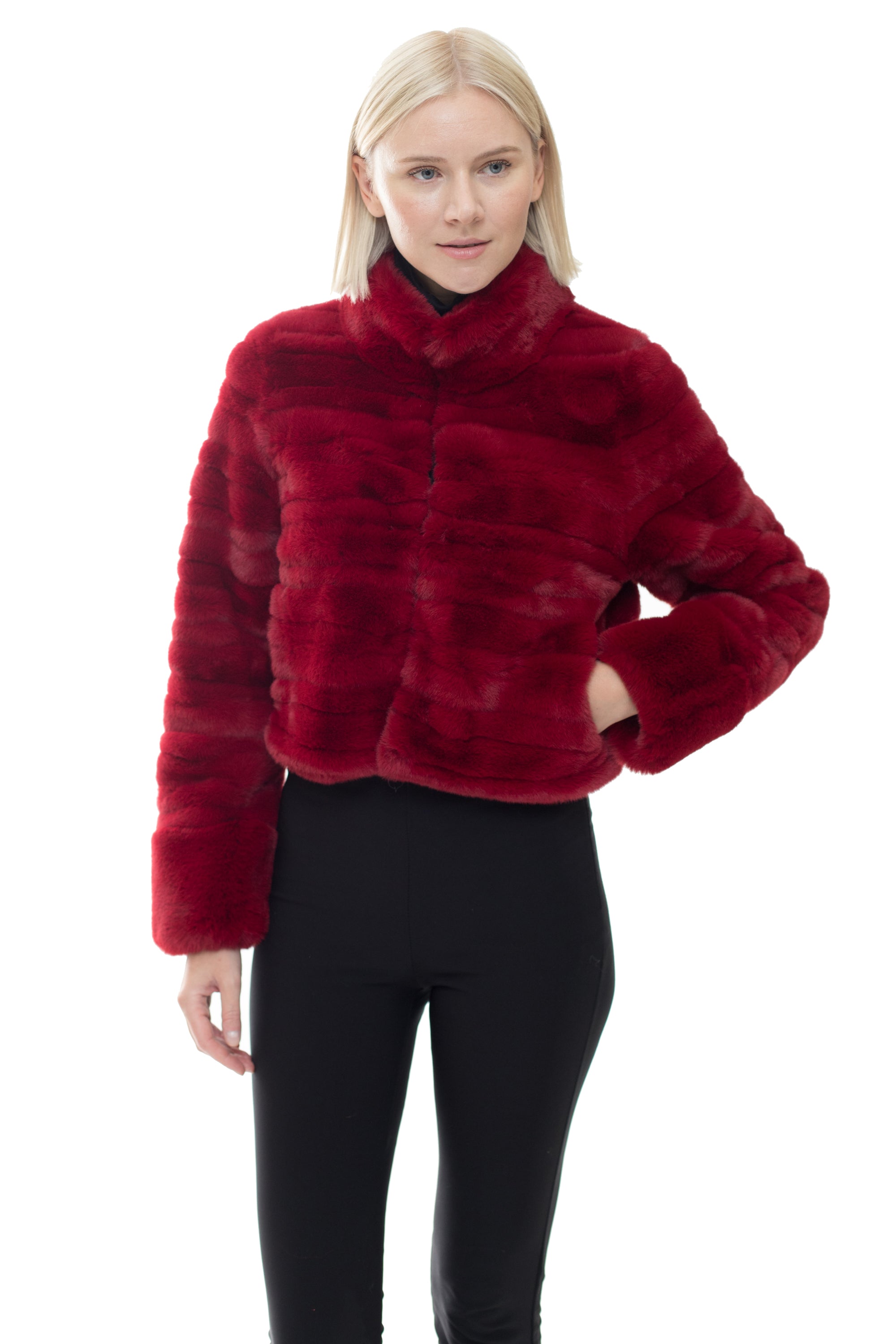 RUMSON - Short Faux Fur Jacket