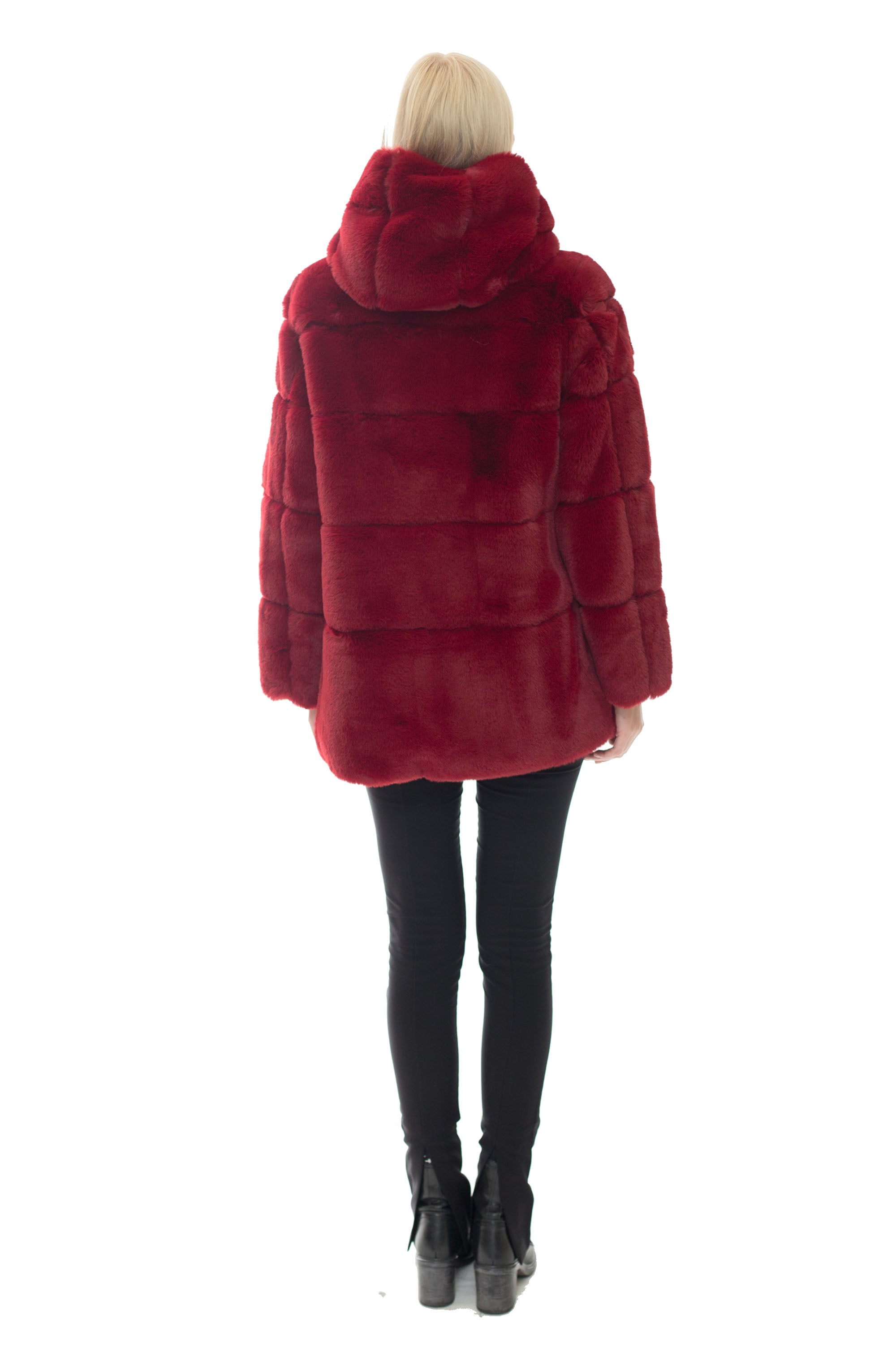 DKNY store FUR COAT