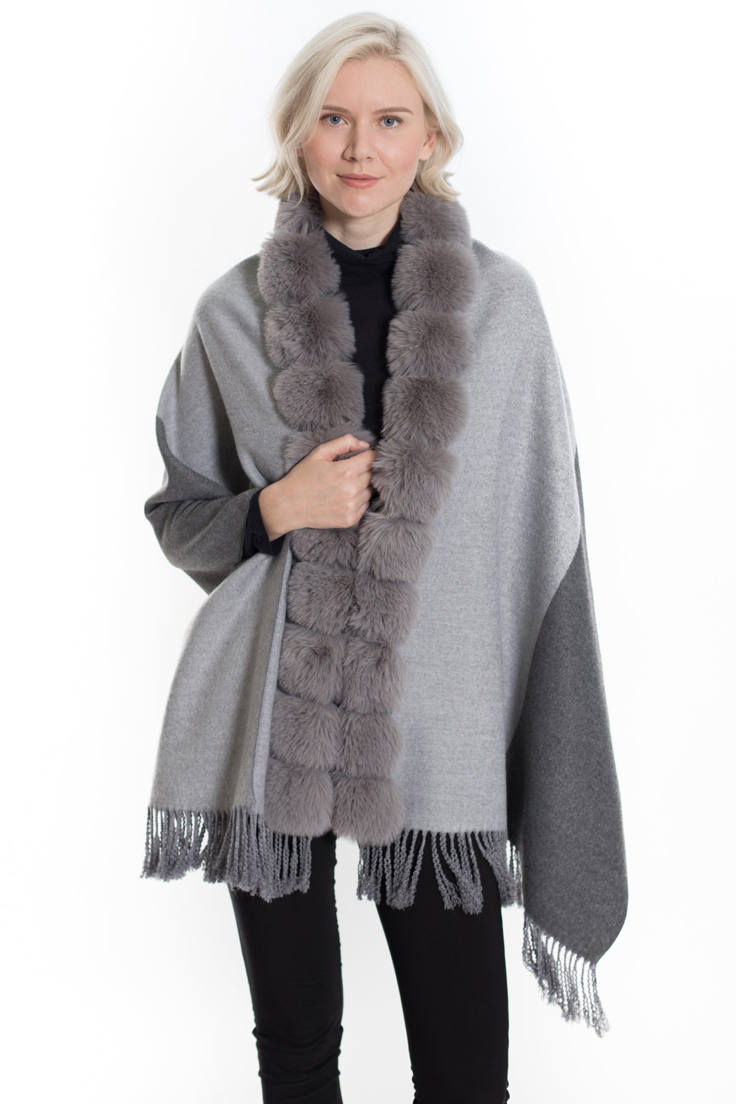 AVALON - Long Wool Blended Wrap