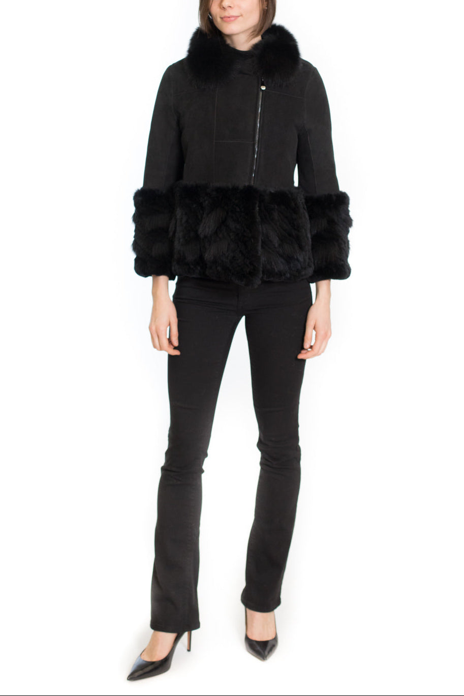 LUNEN - Merino and Rex Rabbit Jacket