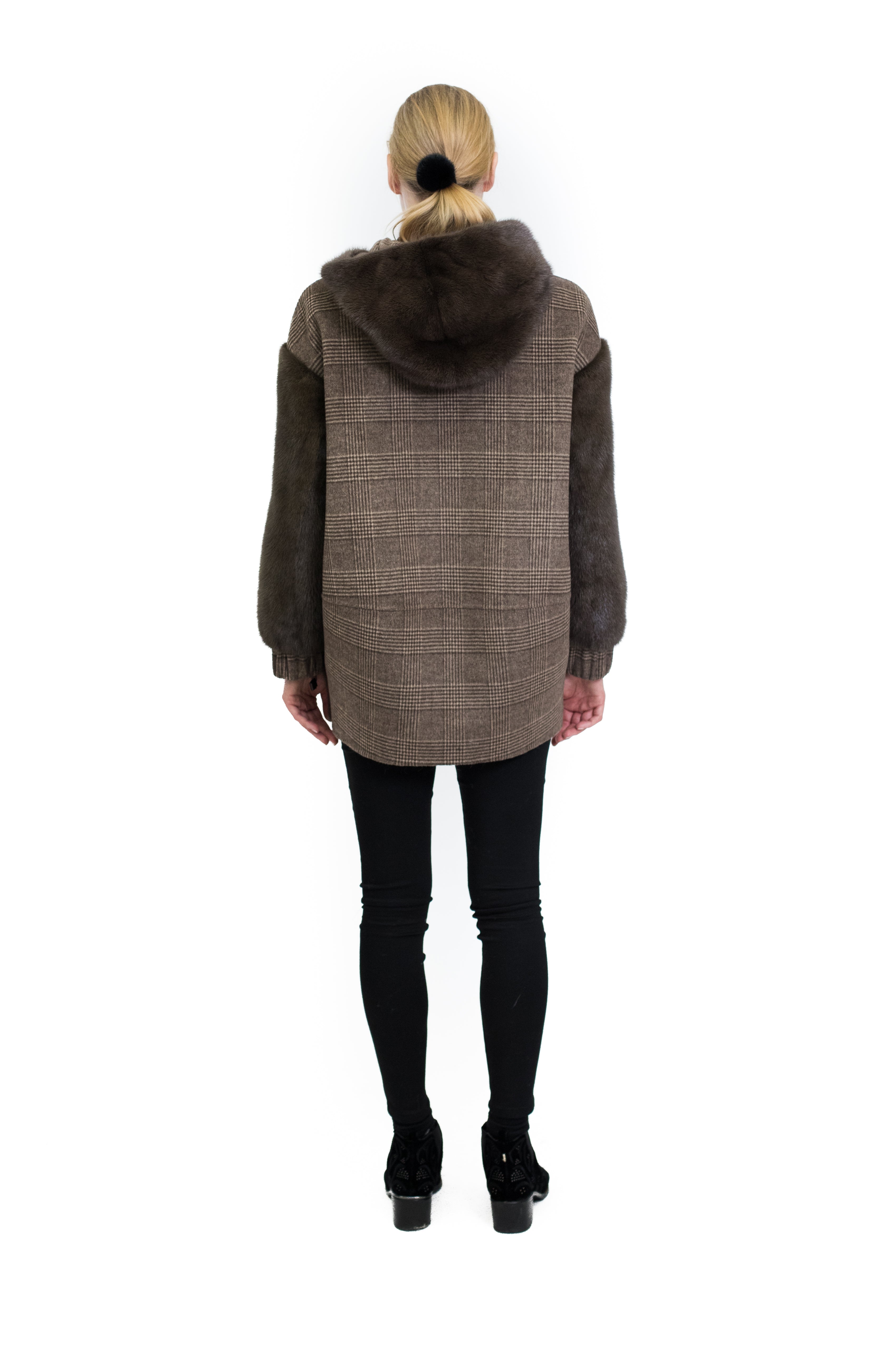 Mink wool coat best sale