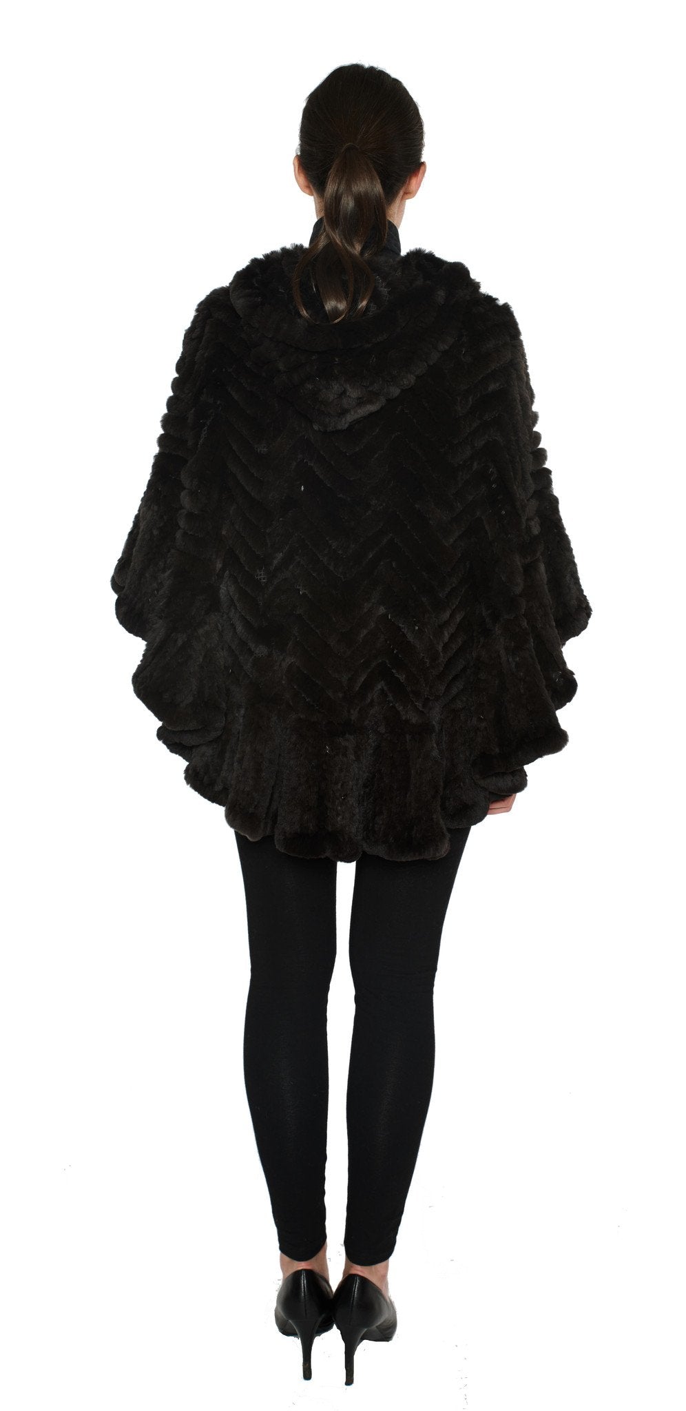 THE ABERDEEN - Knitted Cape with Zipper