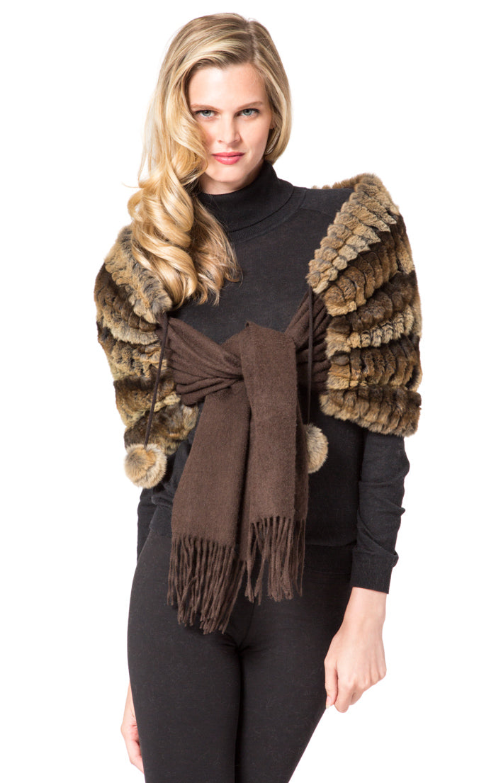 Belle Fare wool cashemere wrap hot