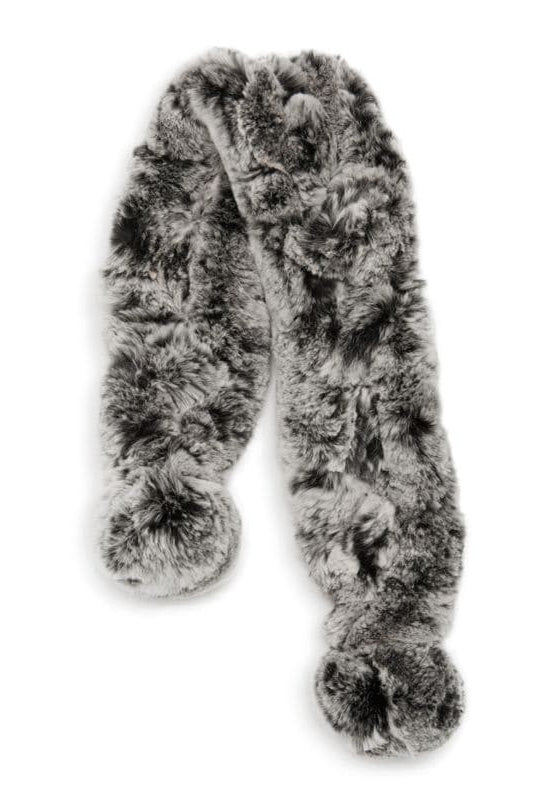 Rex Rabbit Fur Cowl Neck Circular Stretch Scarf – The Real Fur Deal