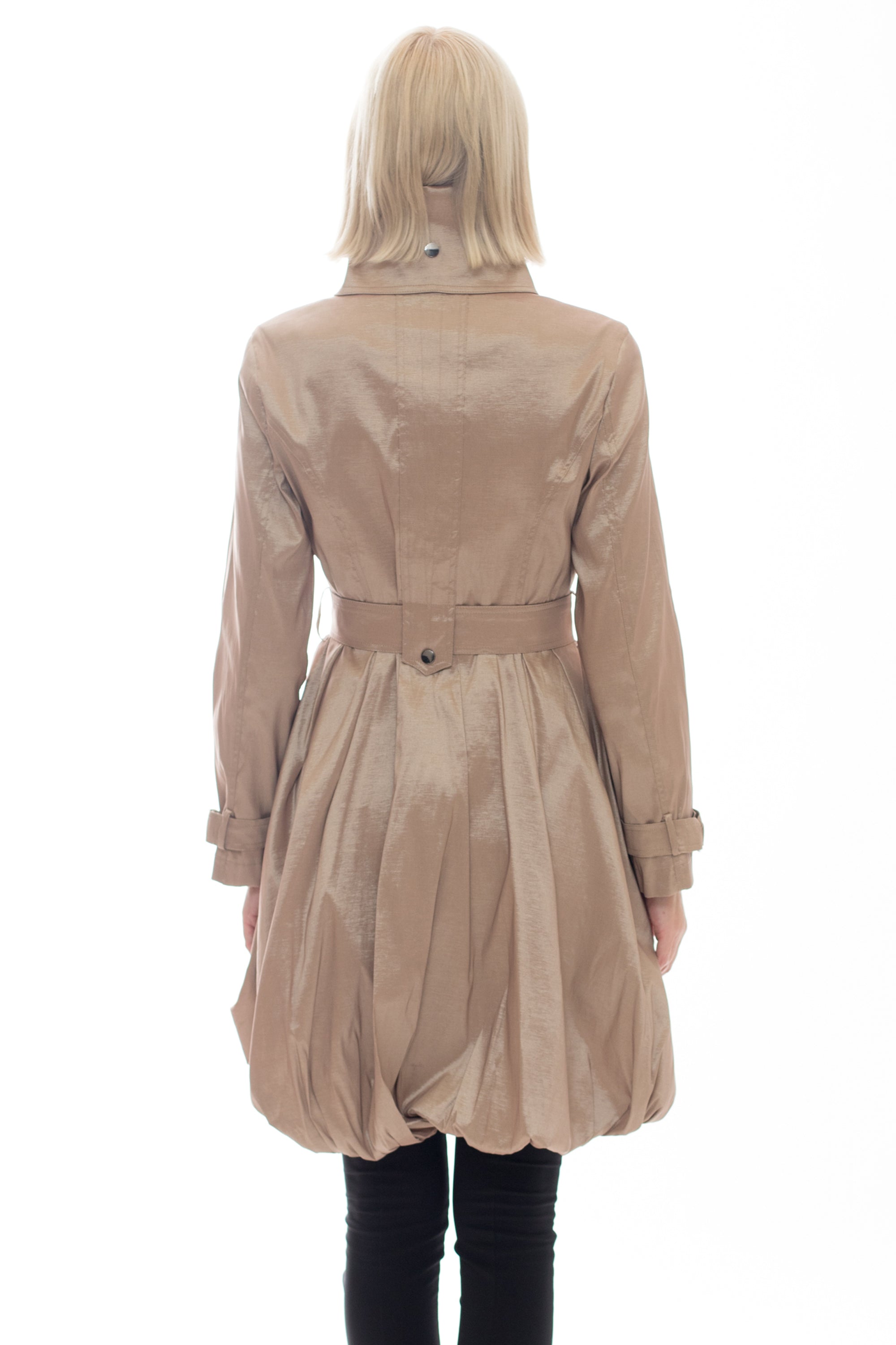 Bubble hem trench coat hotsell