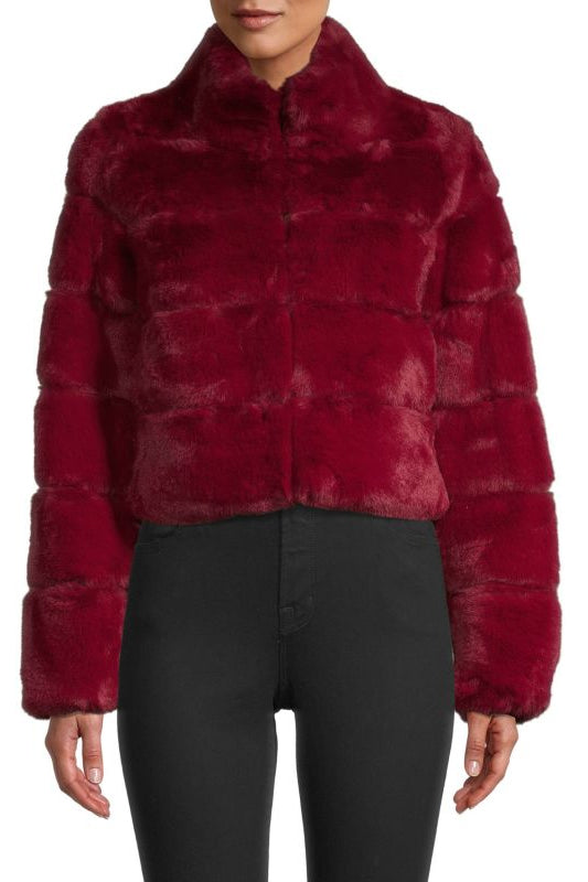 RUMSON - Short Faux Fur Jacket