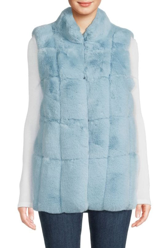 DUDINKA- Oversized Faux Fur Vest