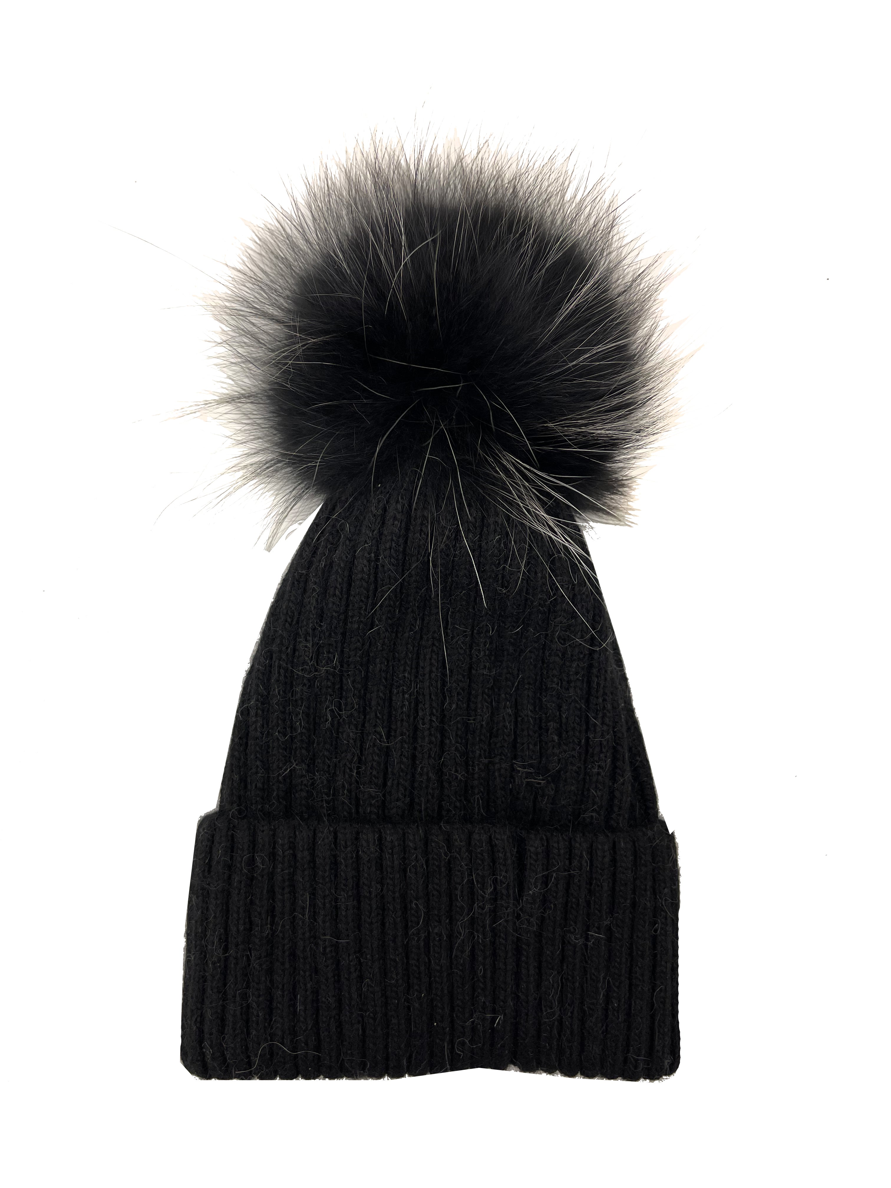 NIKI - Beanie with Interchangeable Pom Pom