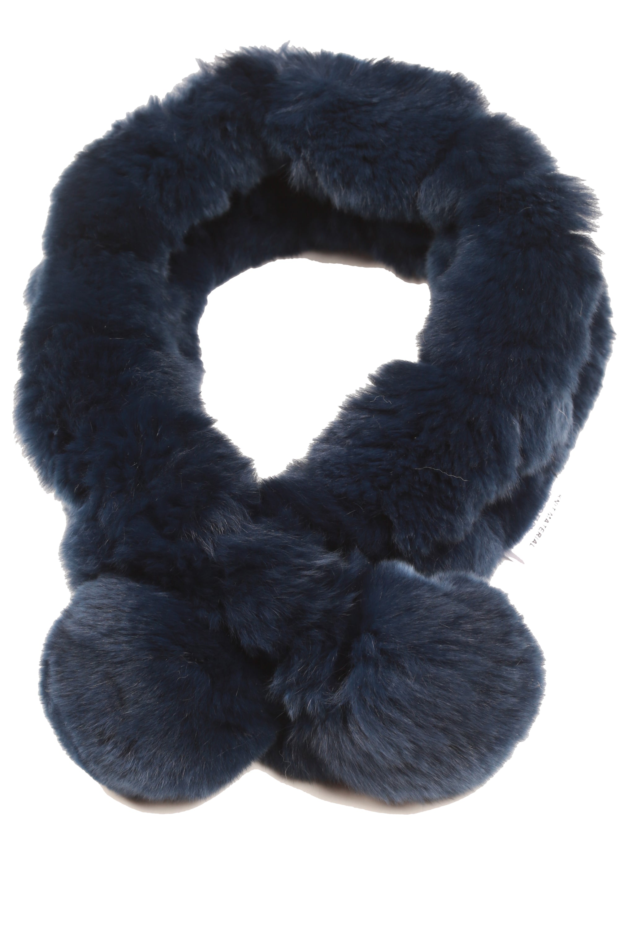 REX RABBIT FUR COWL NECK CIRCULAR STRETCH SCARF – The Real Fur Deal