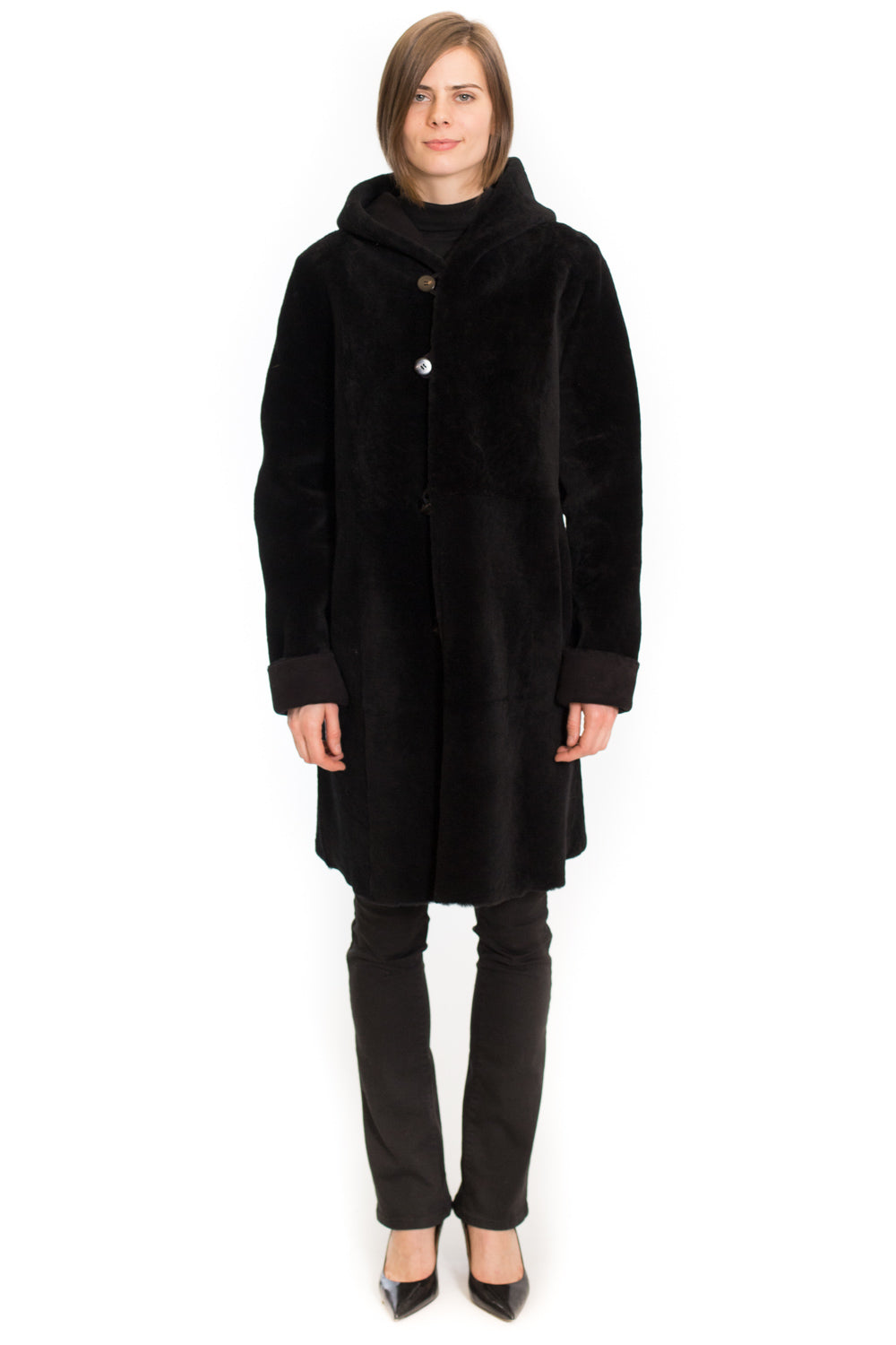 Reversible Shearling/Sheepskin Coat